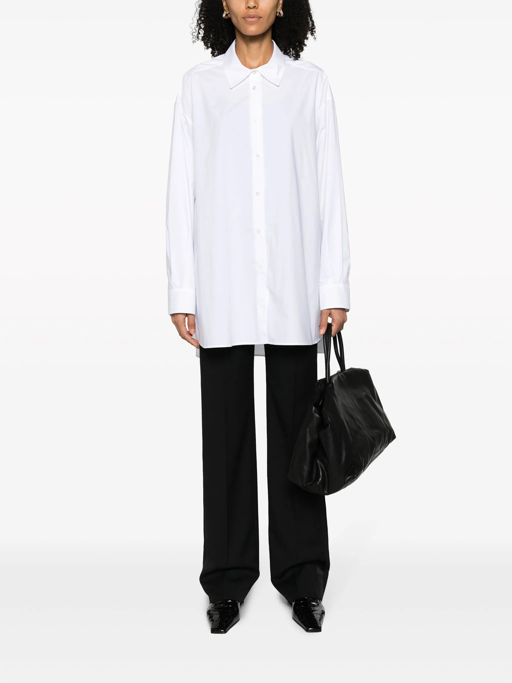 long-sleeve cotton shirt