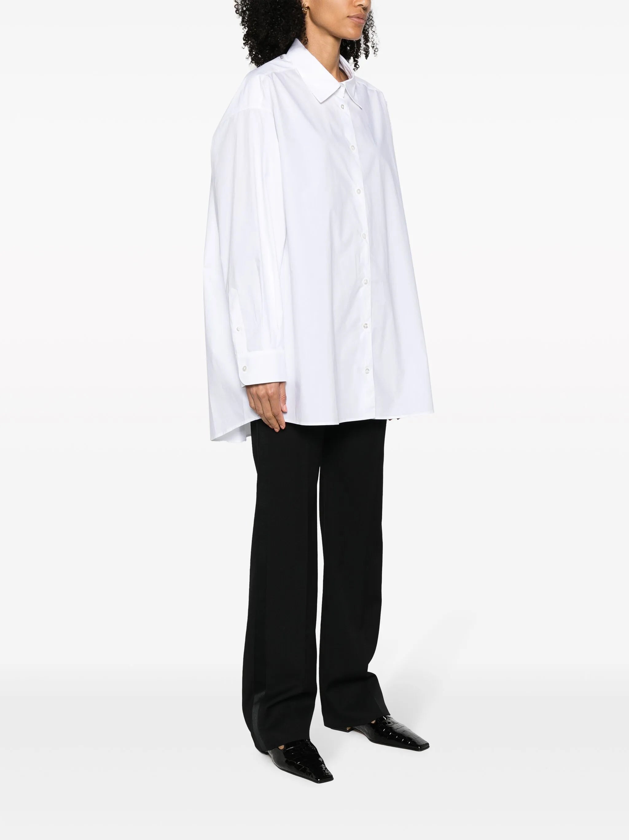 long-sleeve cotton shirt