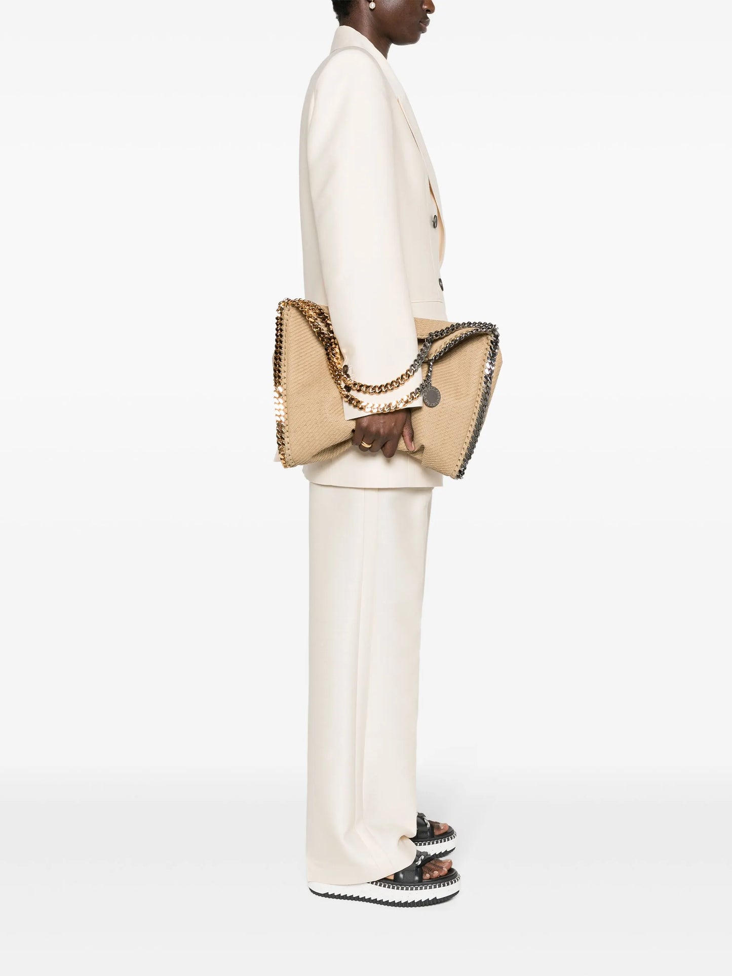 Falabella interwoven-design tote bag
