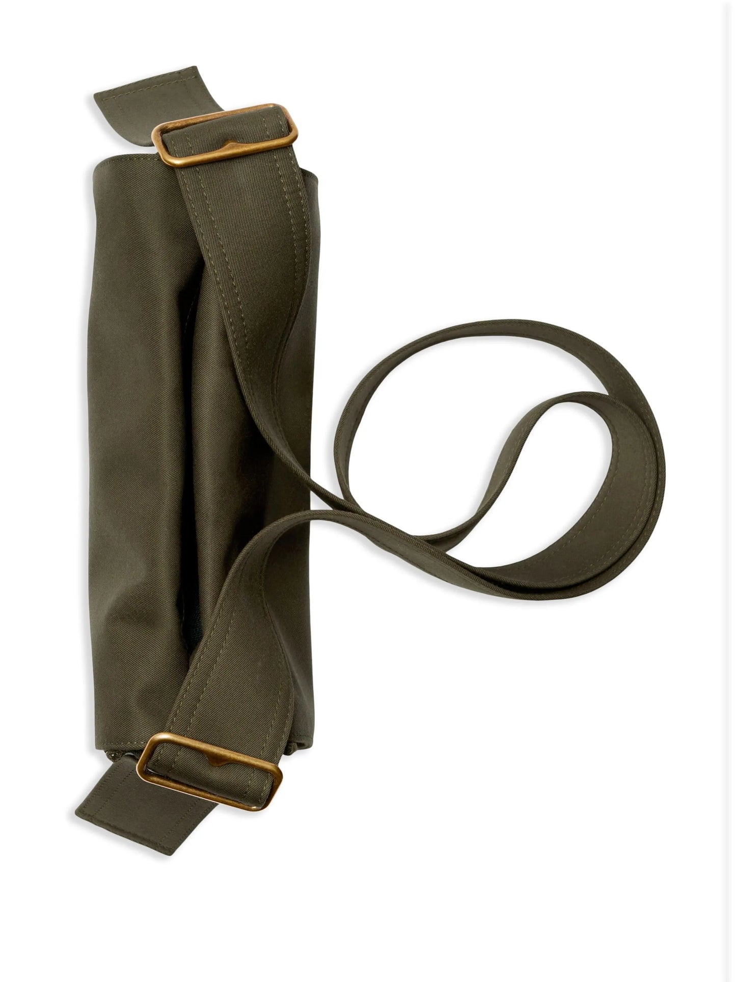 EKD-embroidered twill shoulder bag