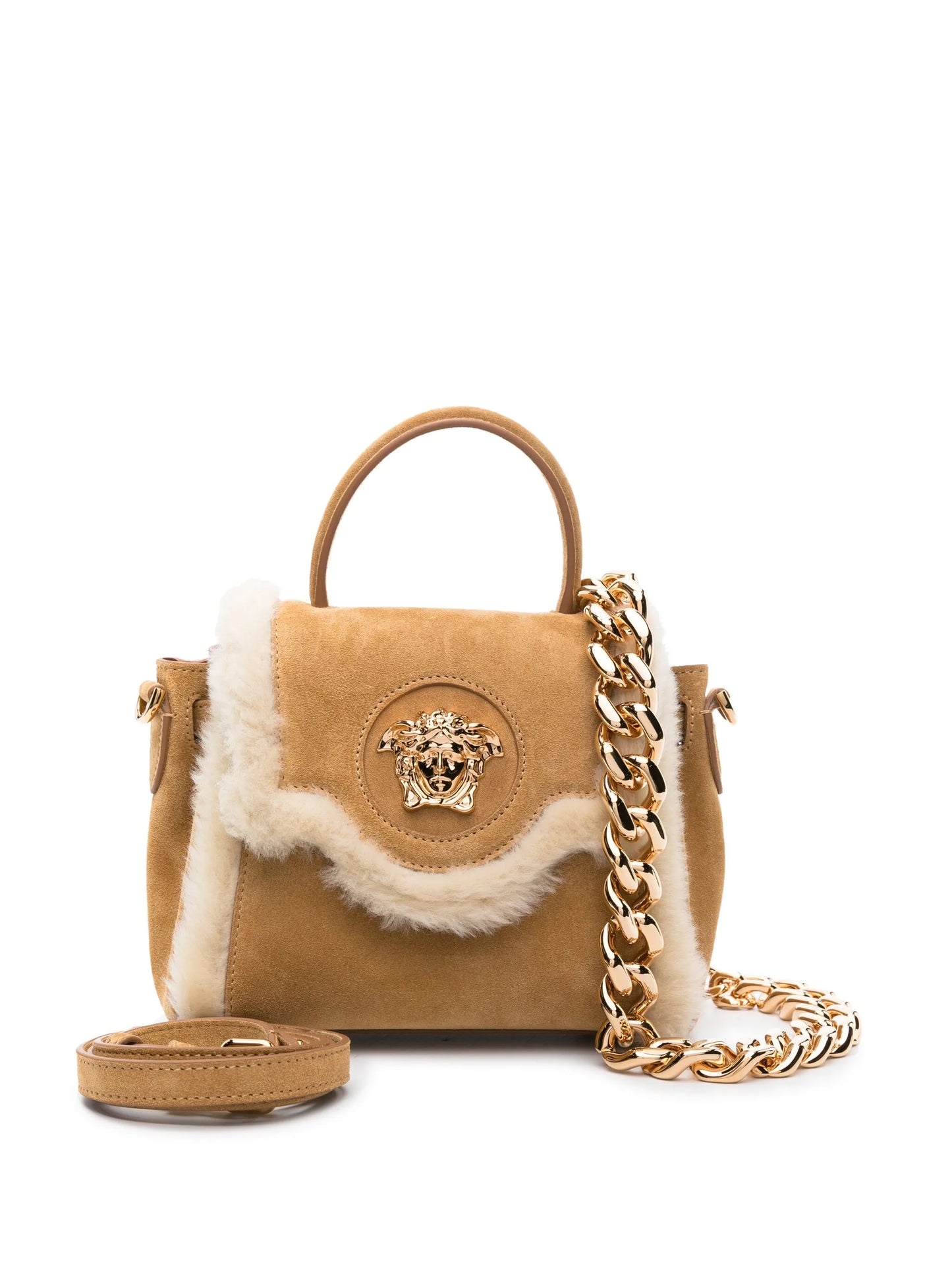 La Medusa suede tote bag