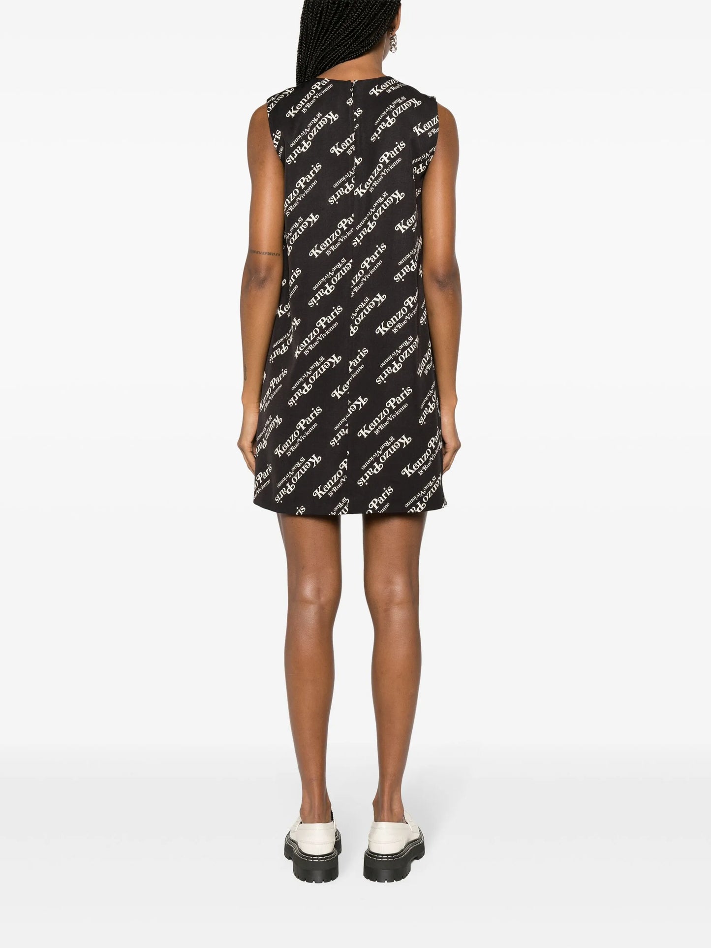 x Verdy monogram-pattern minidress