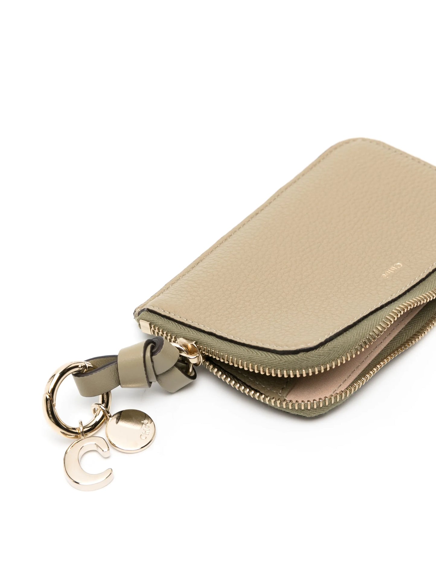 Alphabet leather purse