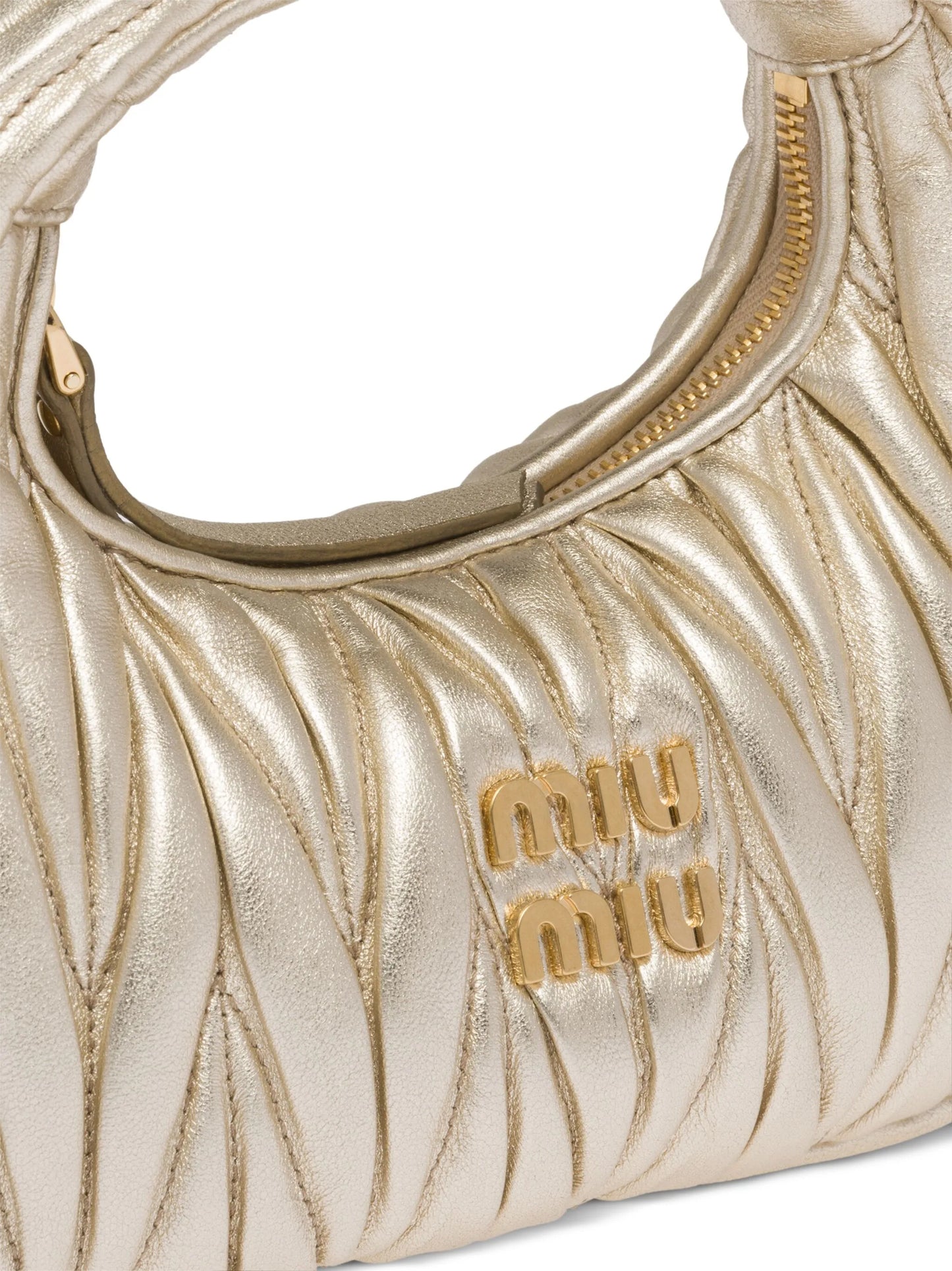 Wander matelassé mini shoulder bag