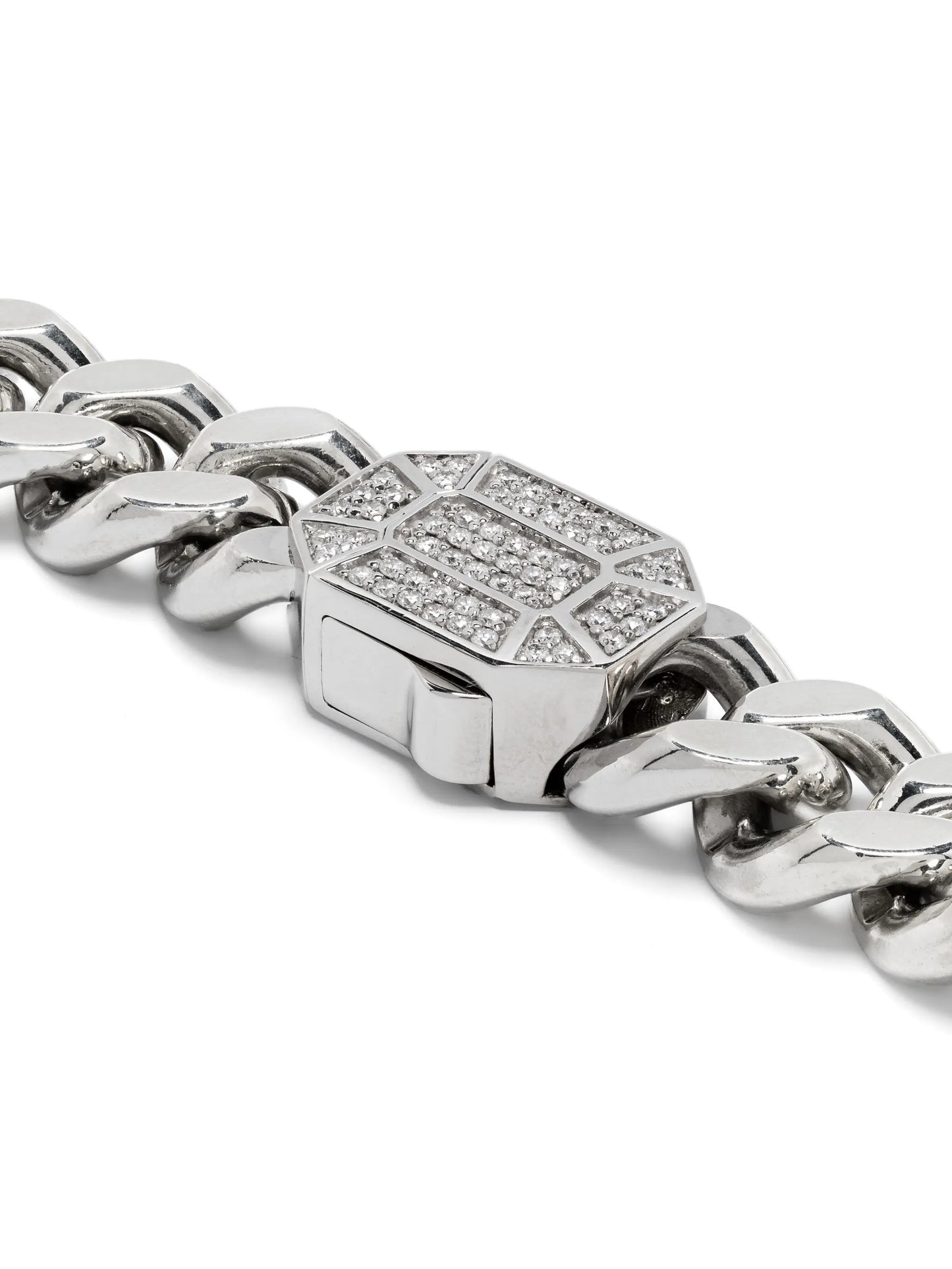 18kt white gold Dimitri diamond necklace