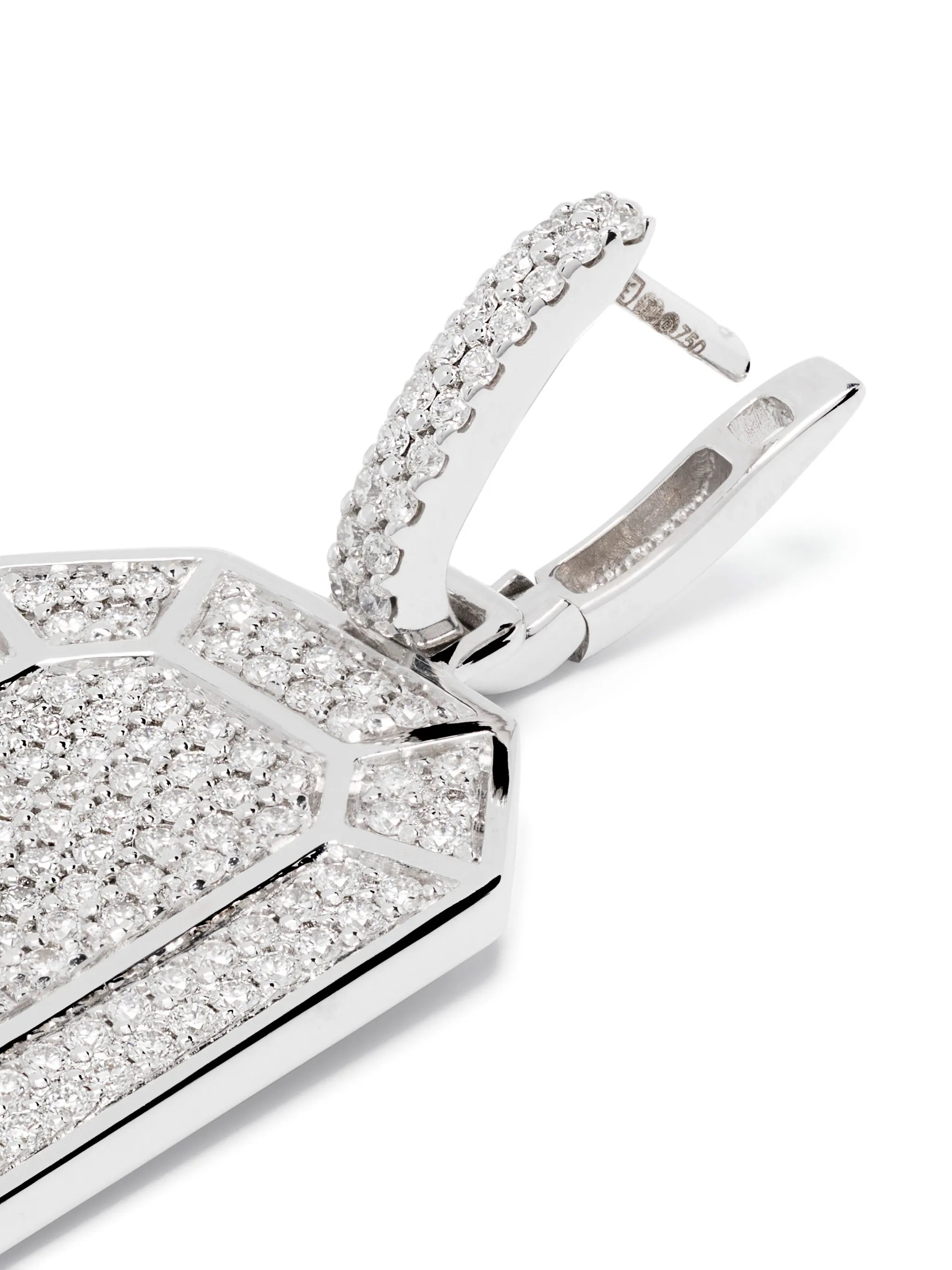18kt white-gold Tokyo Big diamond earring
