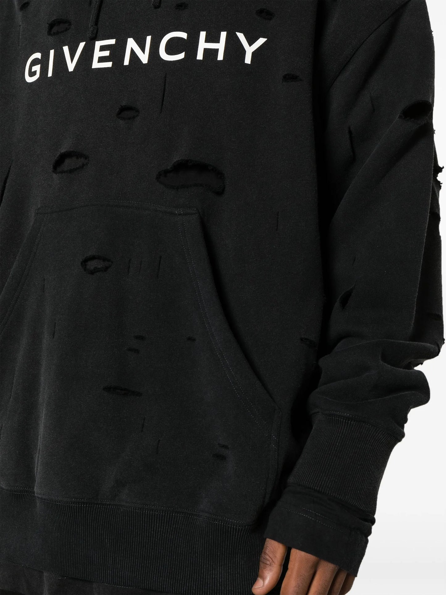 logo-print hoodie