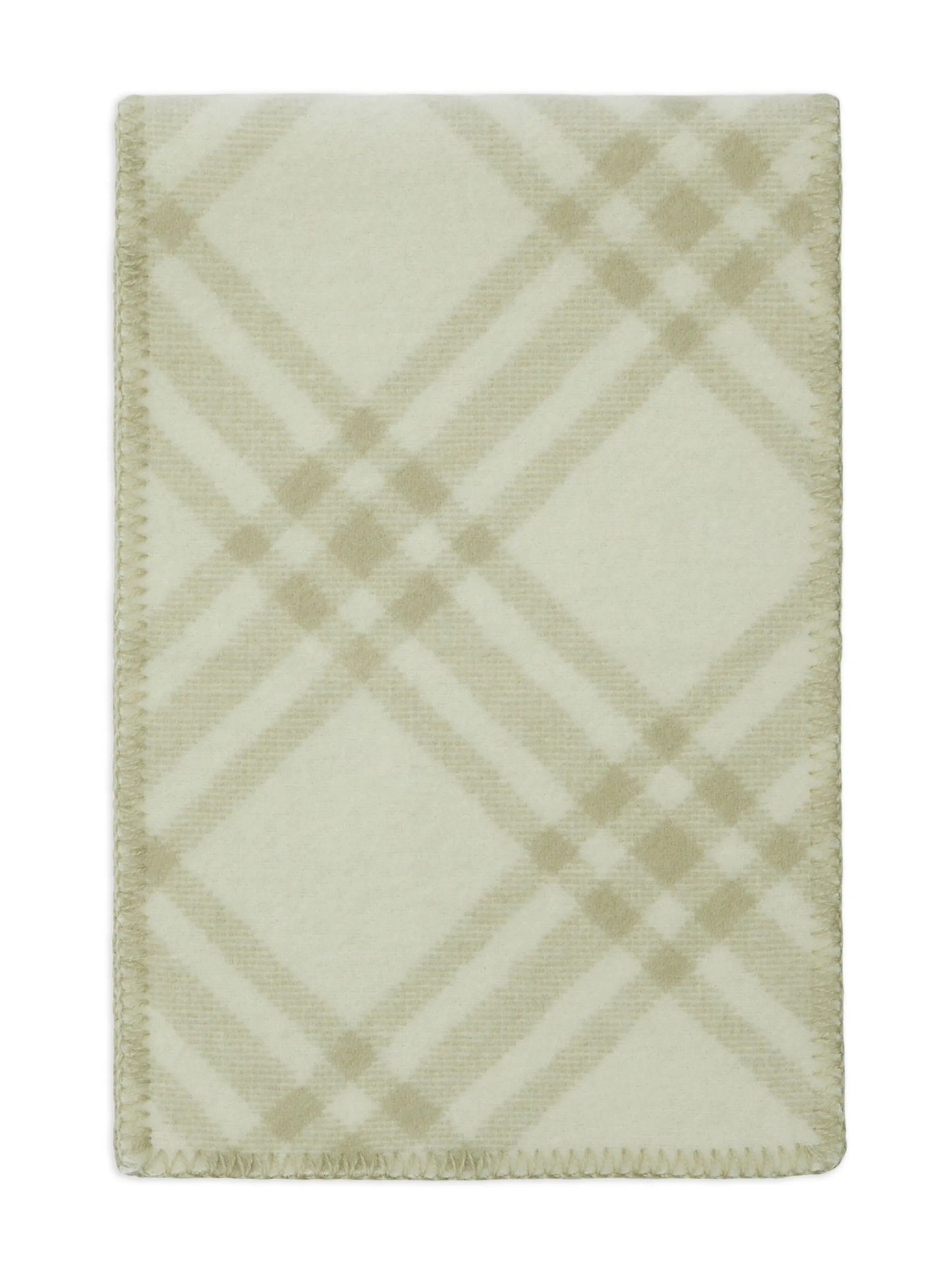 Vintage Check wool scarf