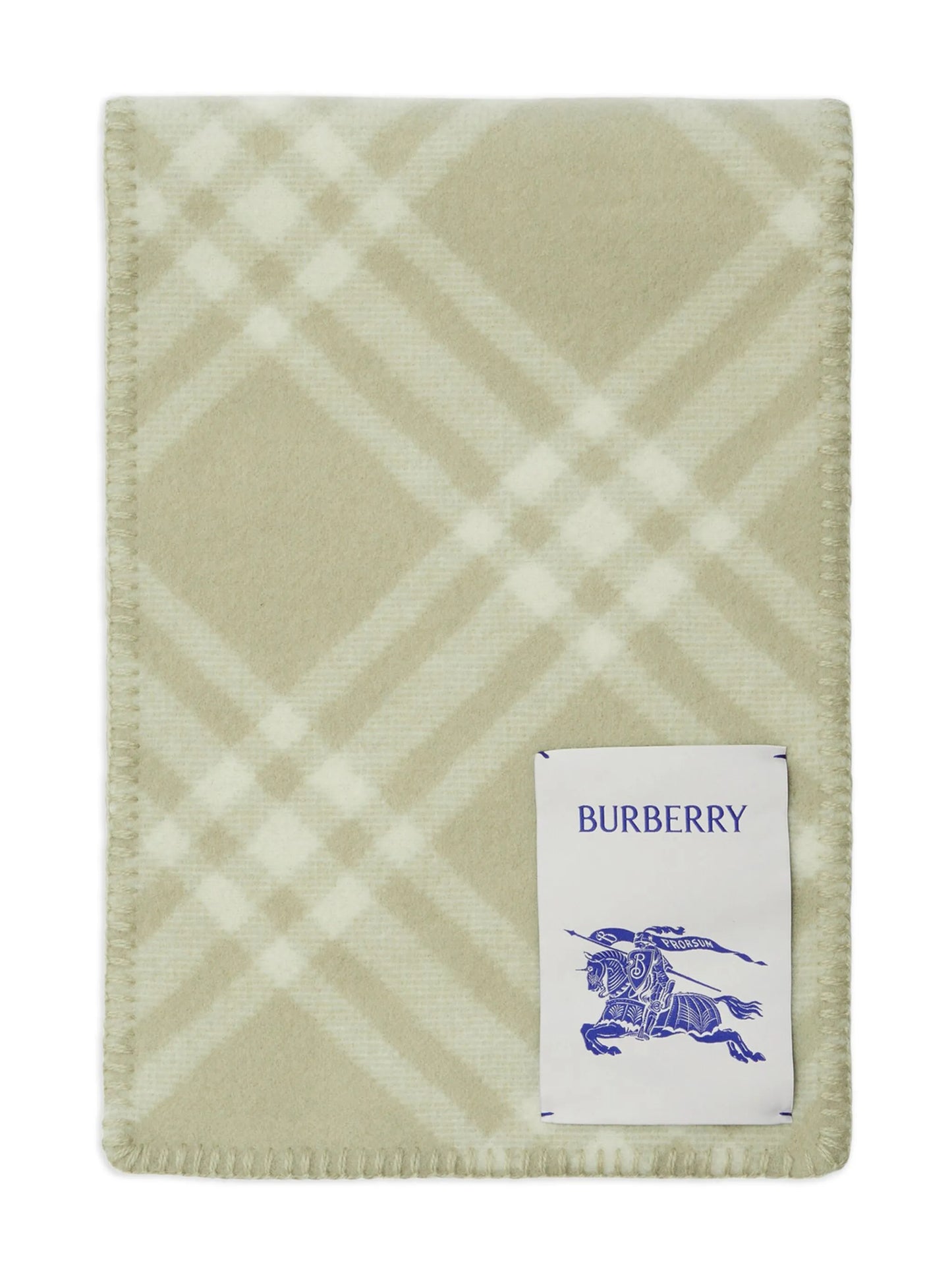 Vintage Check wool scarf