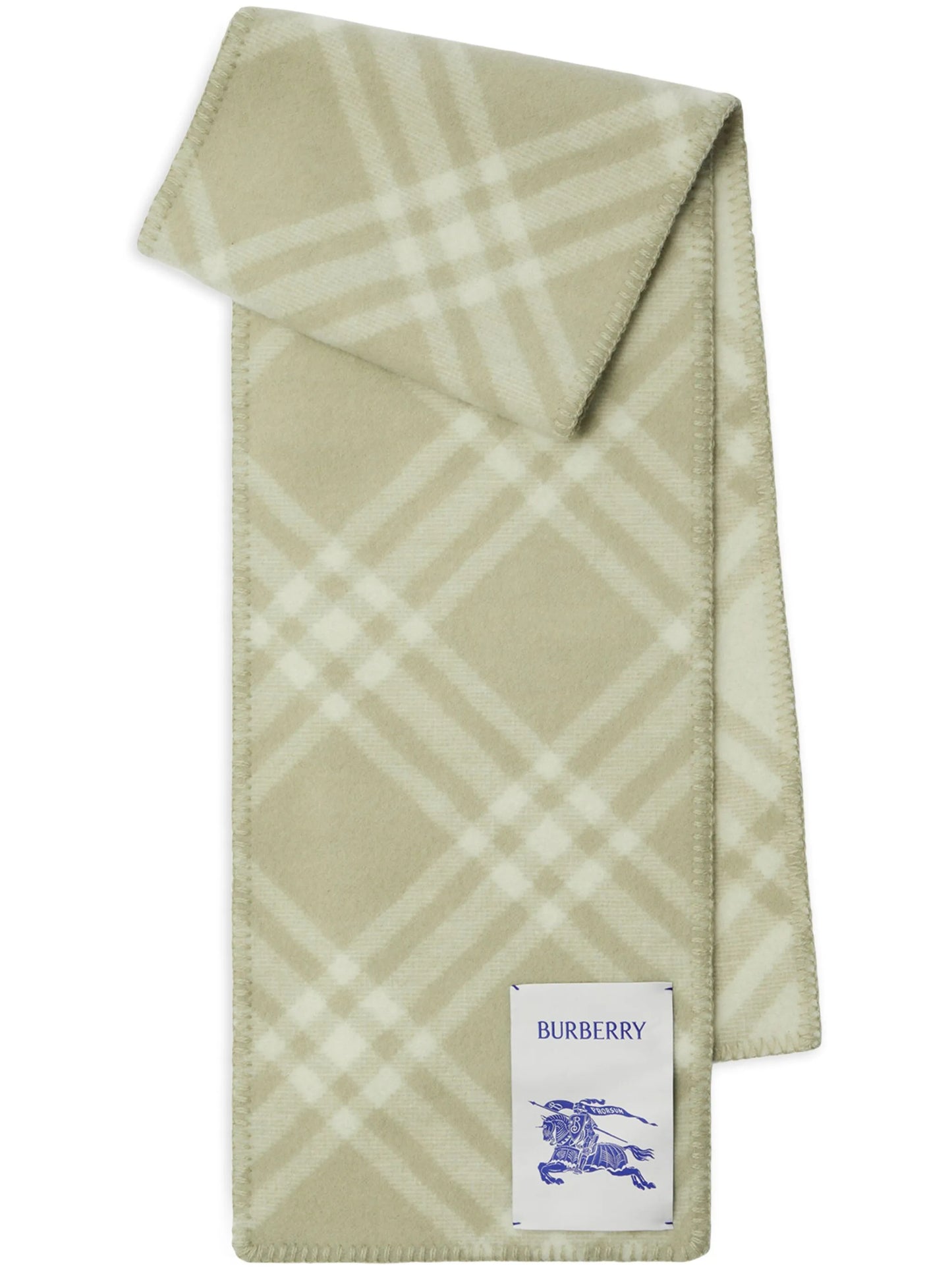 Vintage Check wool scarf
