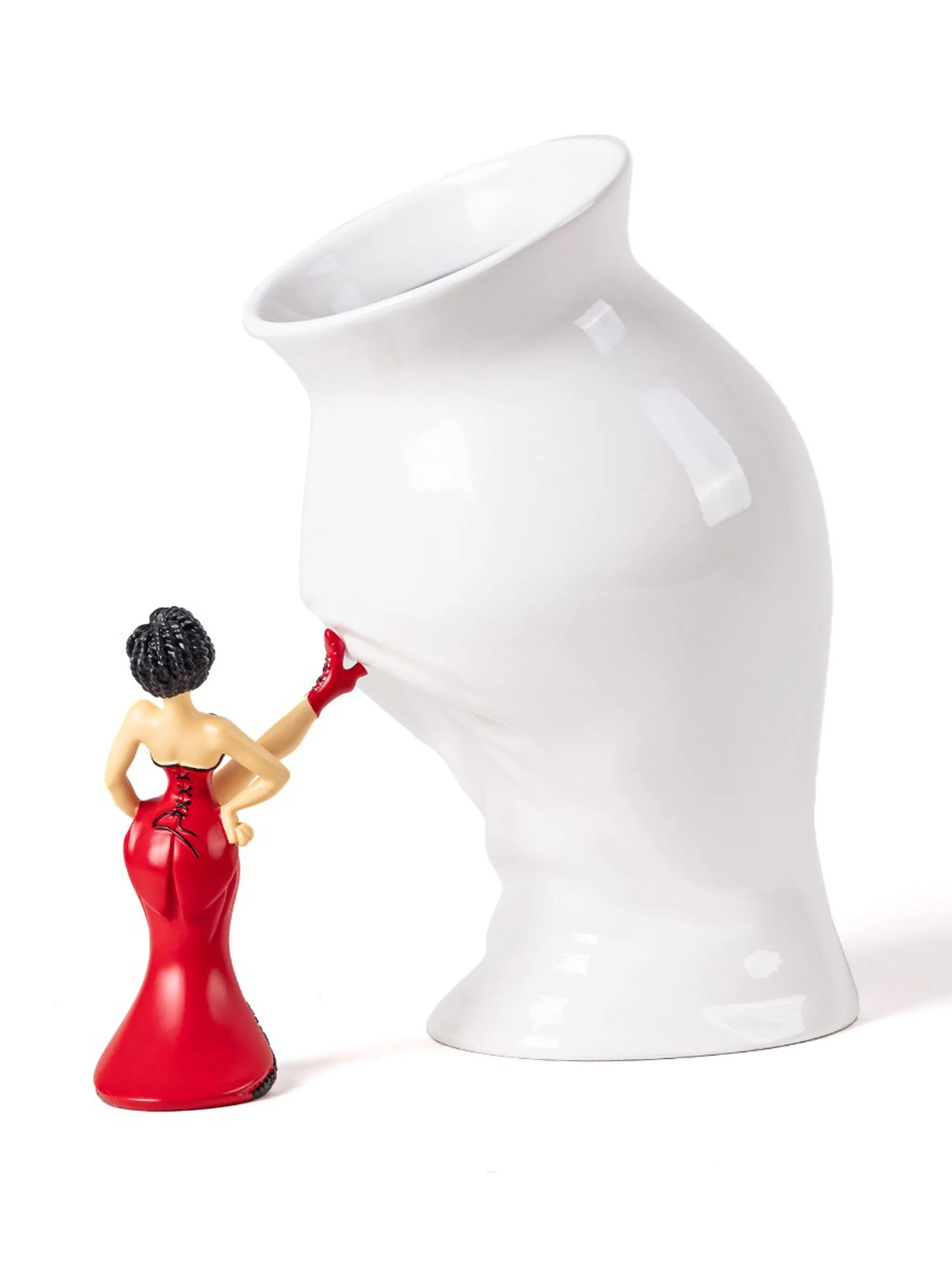 Circus porcelain vase (28.5cm)