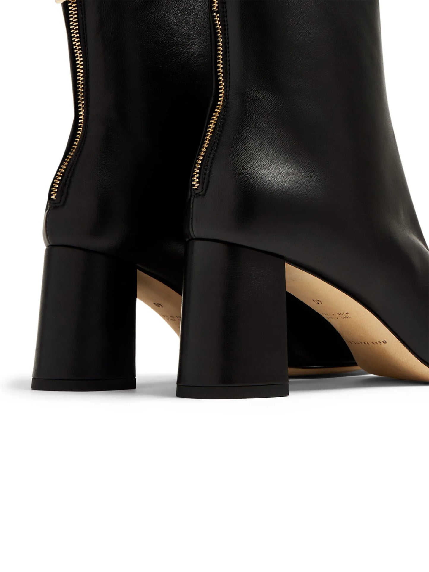 Cube 70mm leather ankle boots