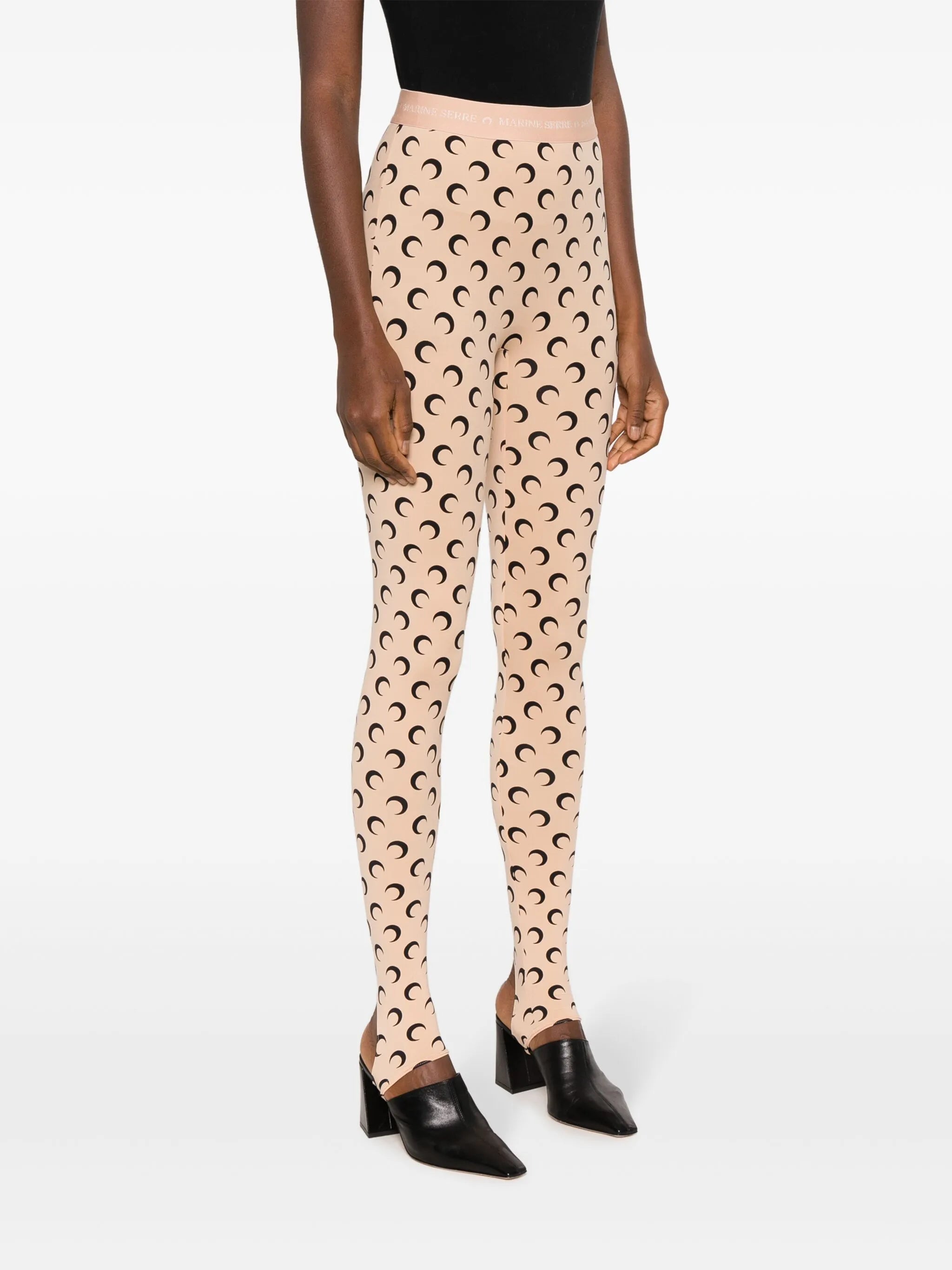 Fuseaux Moon recycled-jersey leggings