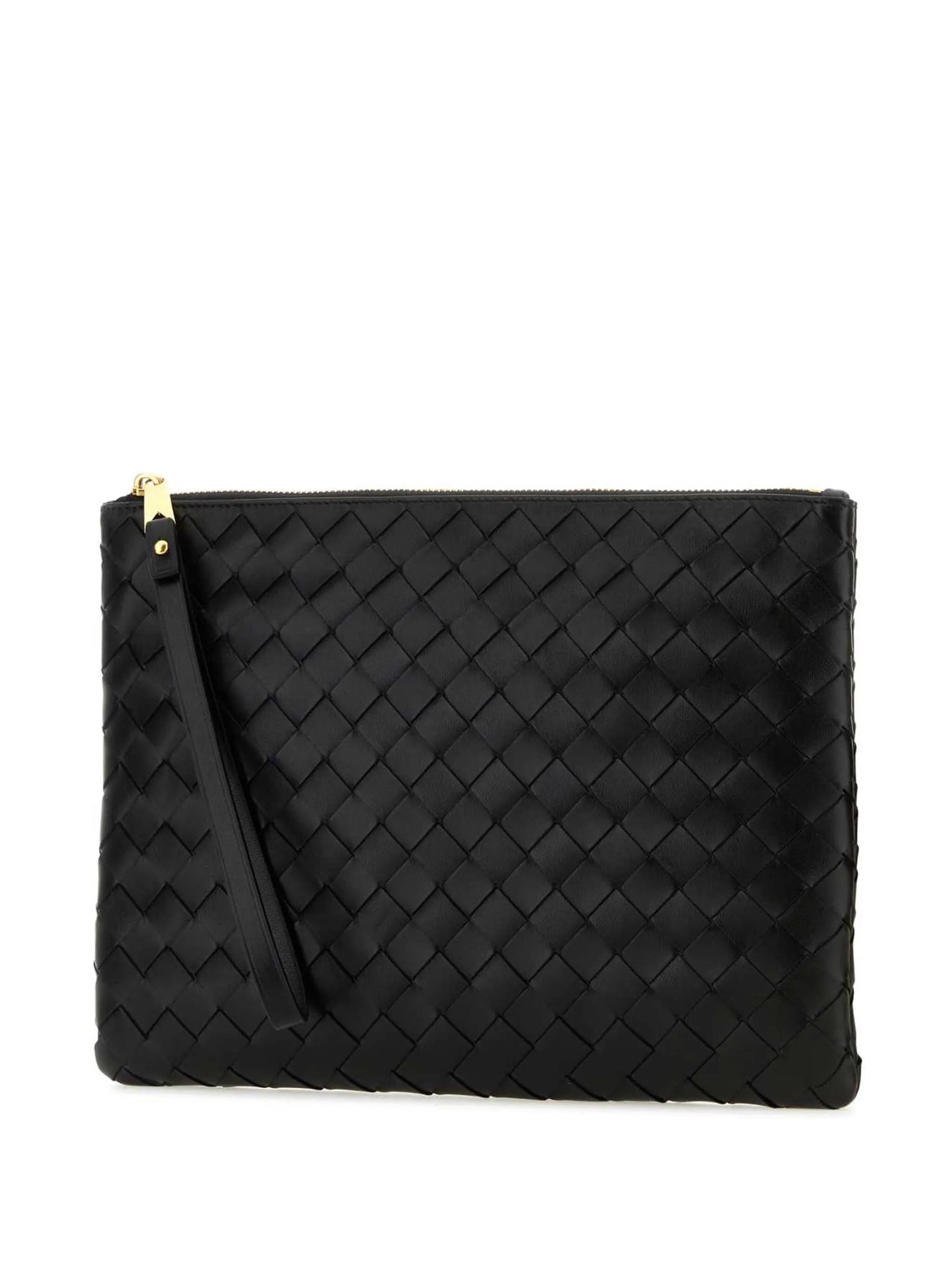 medium Intrecciato leather pouch