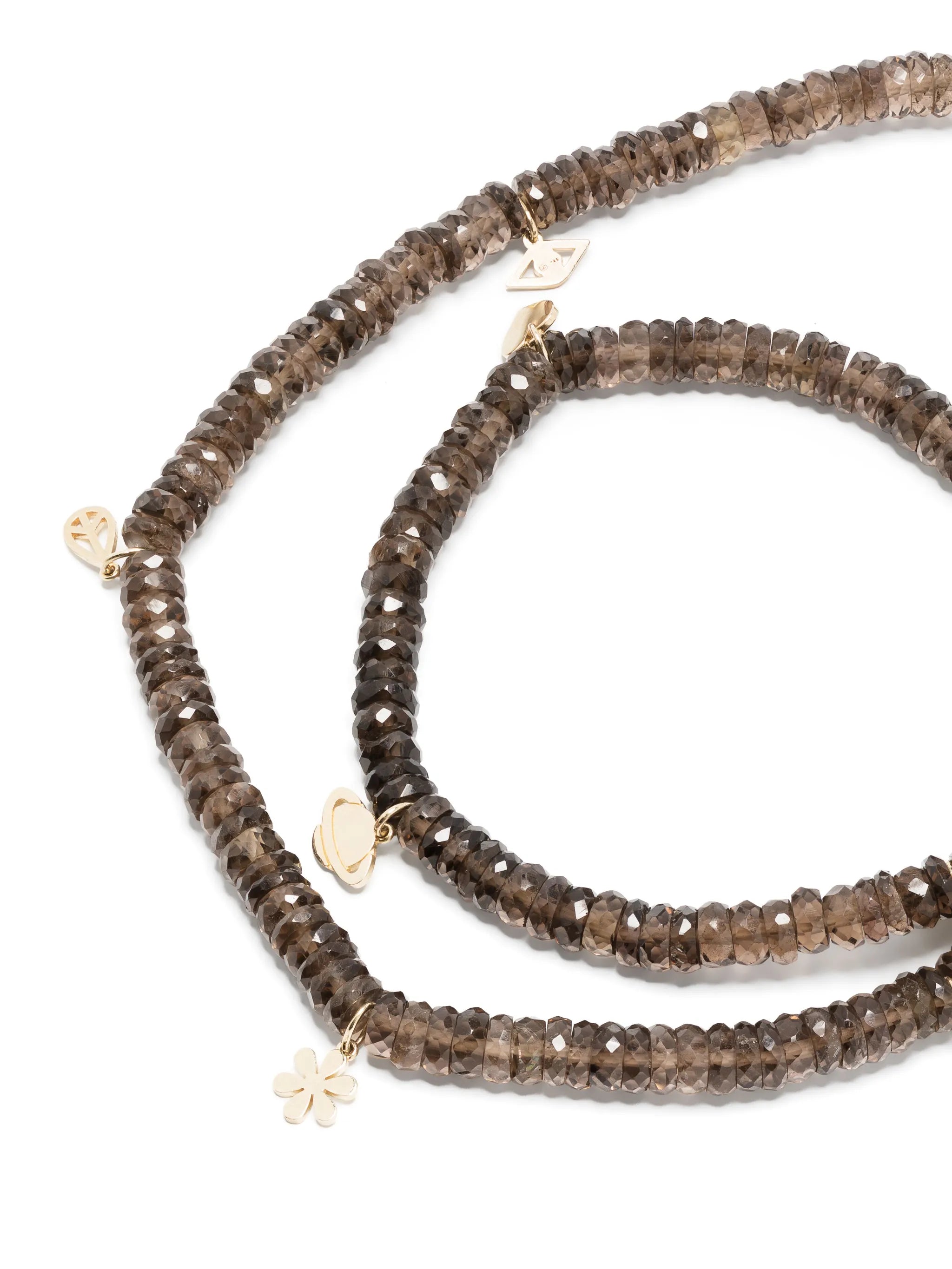 14kt gold Tiny Pure Icon topaz bracelet