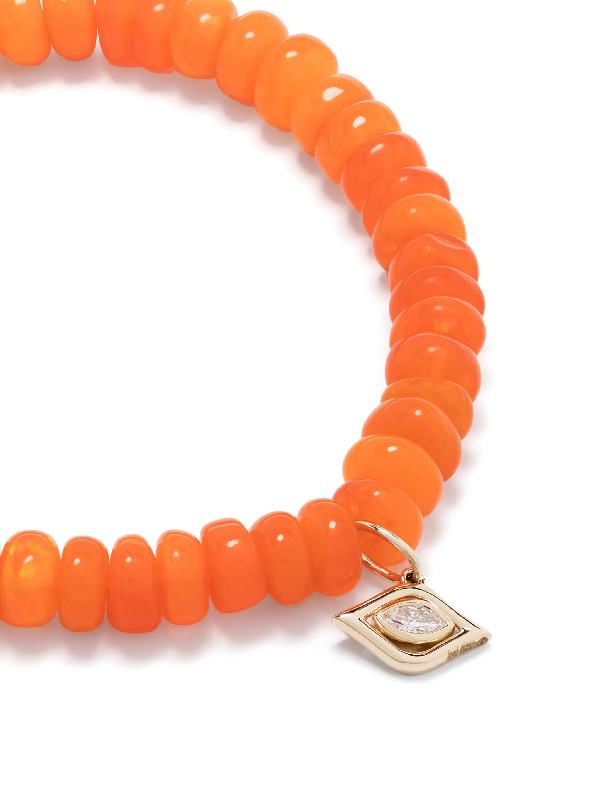 14kt yellow gold Evil Eye opal bracelet