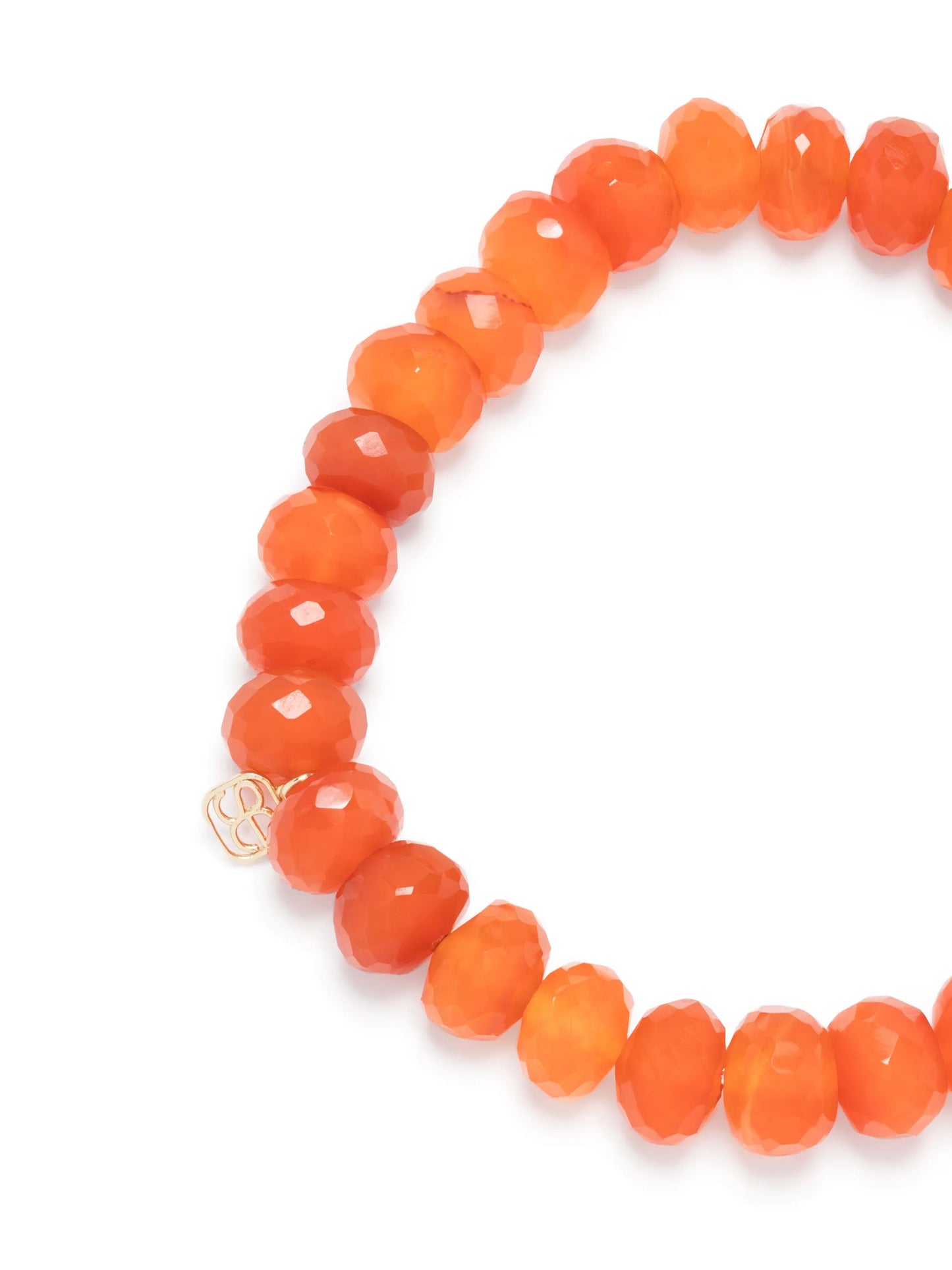14kt yellow gold Pure Happy carnelian bracelet