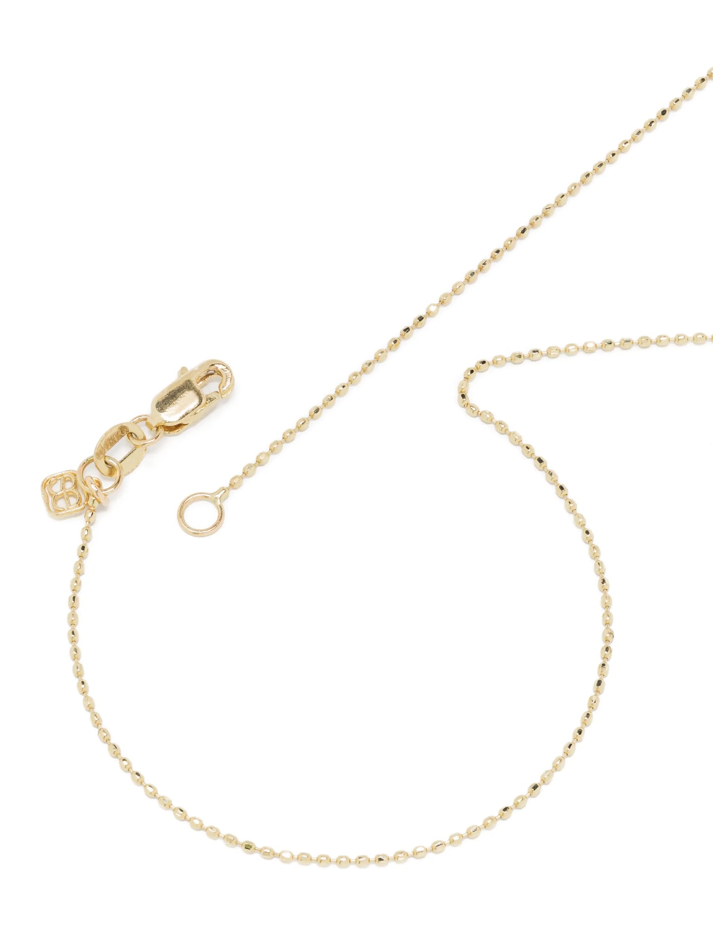 14kt yellow gold large Heart chain necklace
