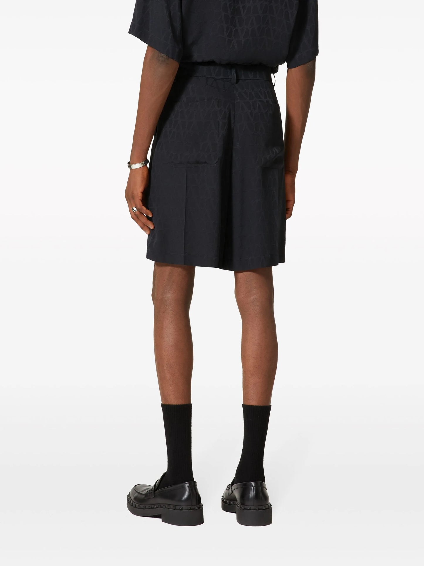 Toile Iconographe silk bermuda shorts