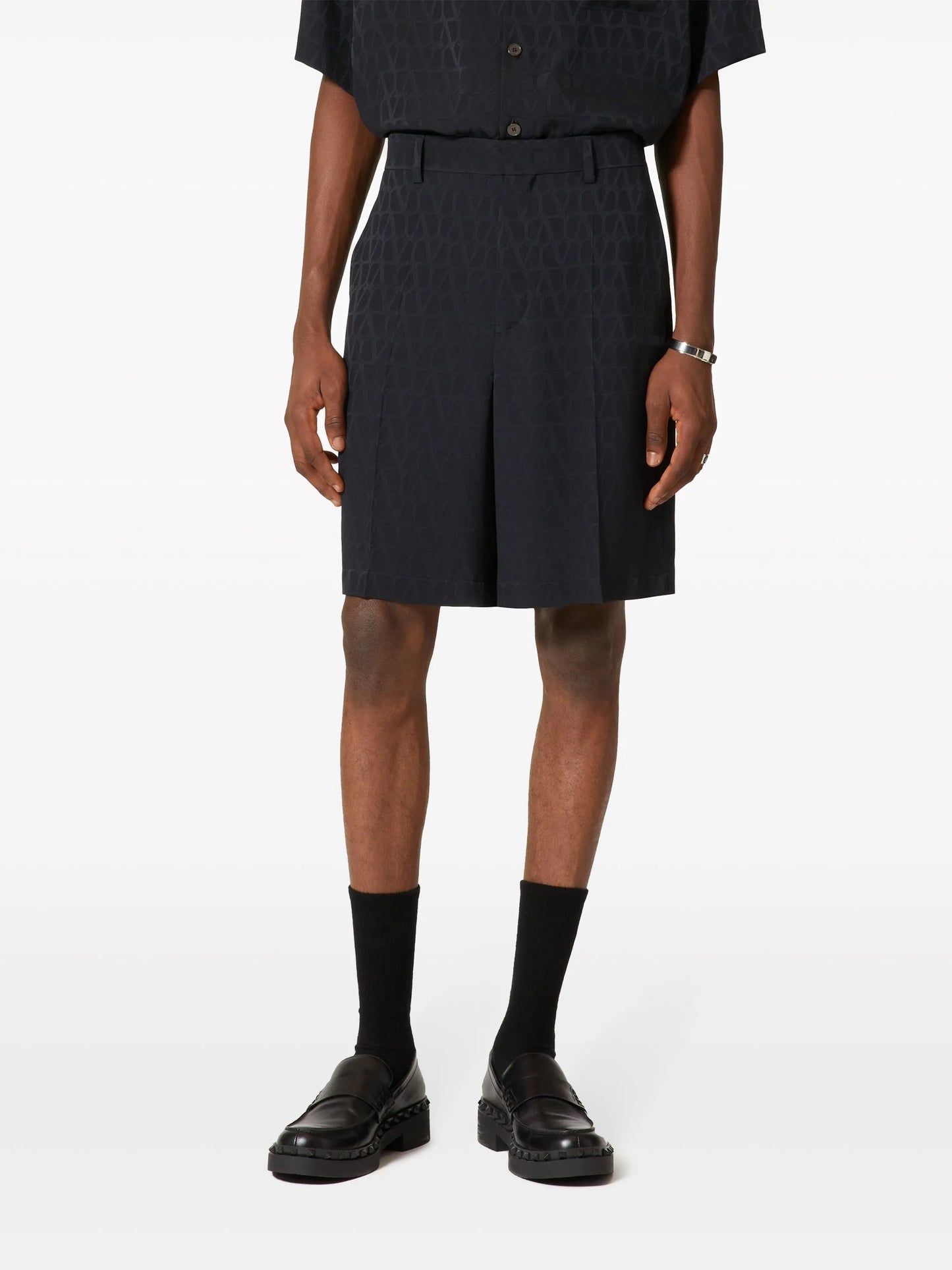 Toile Iconographe silk bermuda shorts