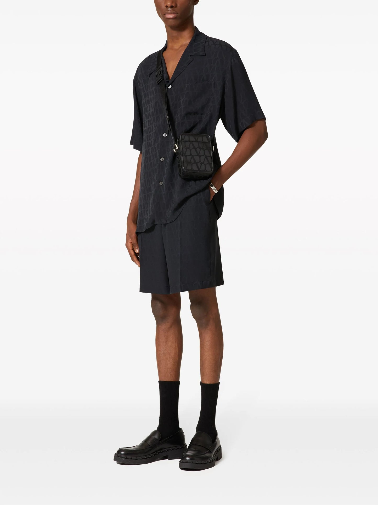 Toile Iconographe silk bermuda shorts