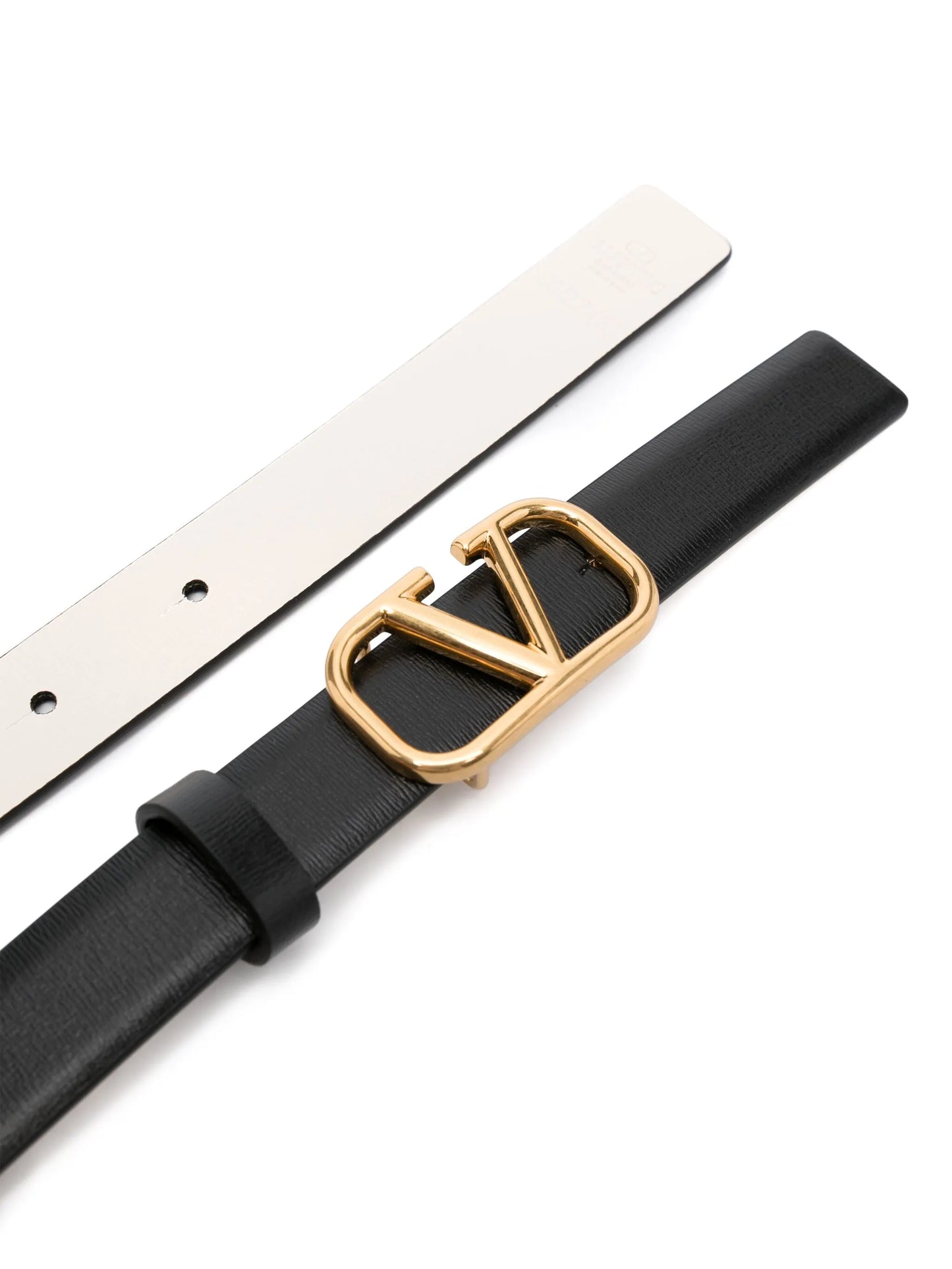 VLogo Signature leather belt