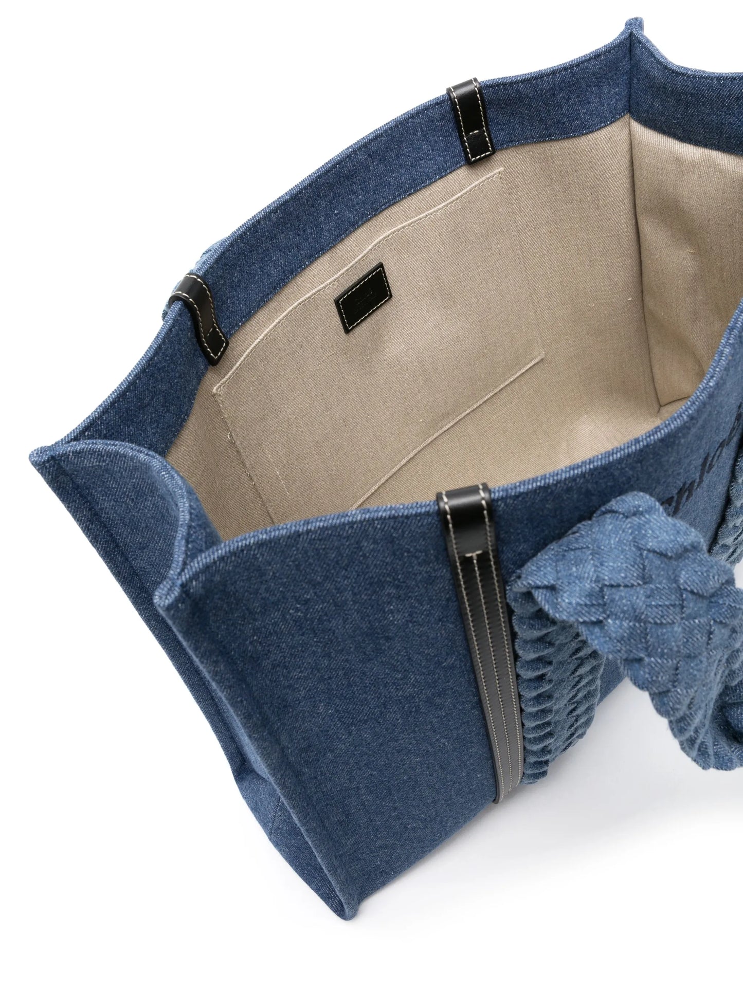 large Woody denim tote bag