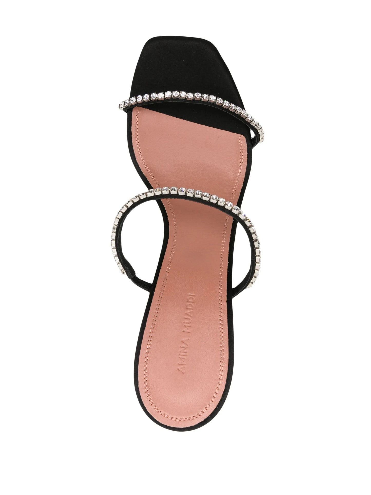95mm Gilda satin sandals