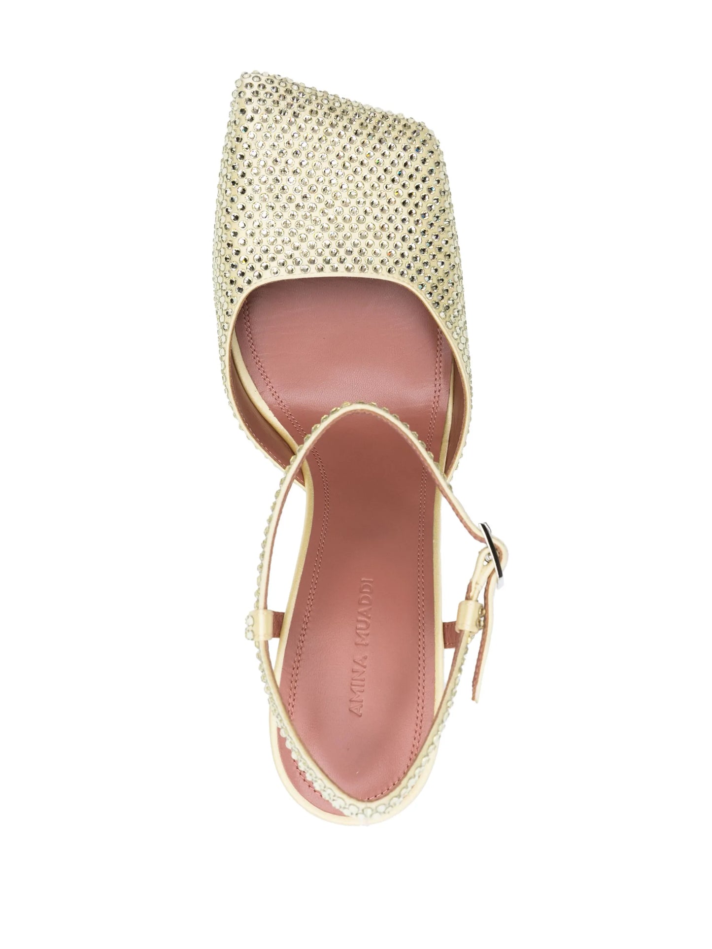 Charlotte 95mm crystal-embellished pumps