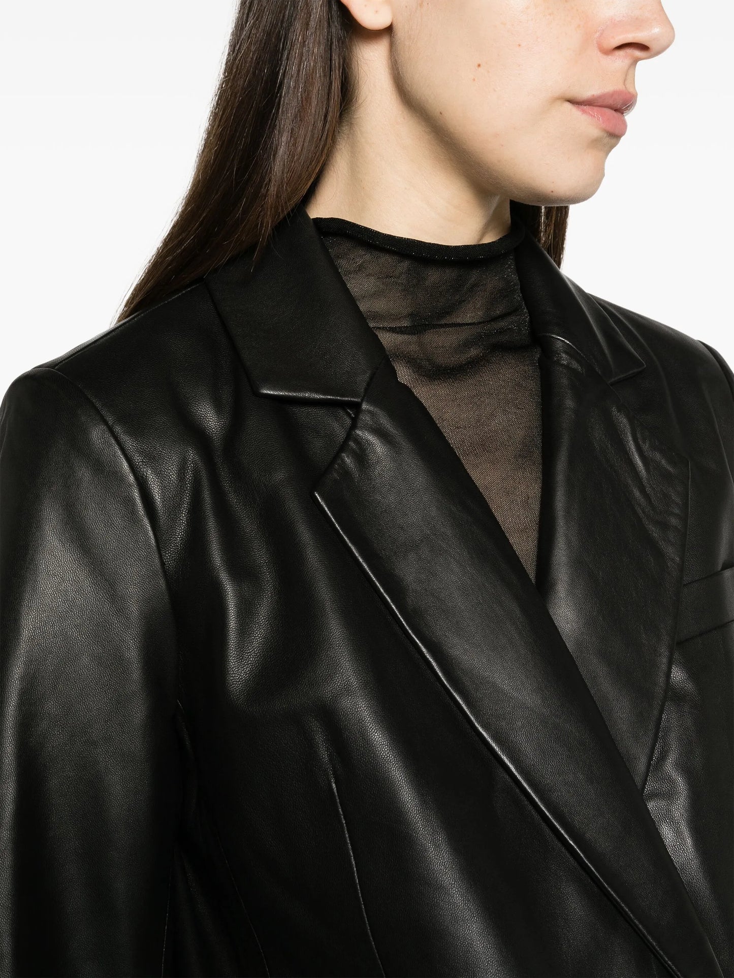 Veda Dalia leather blazer