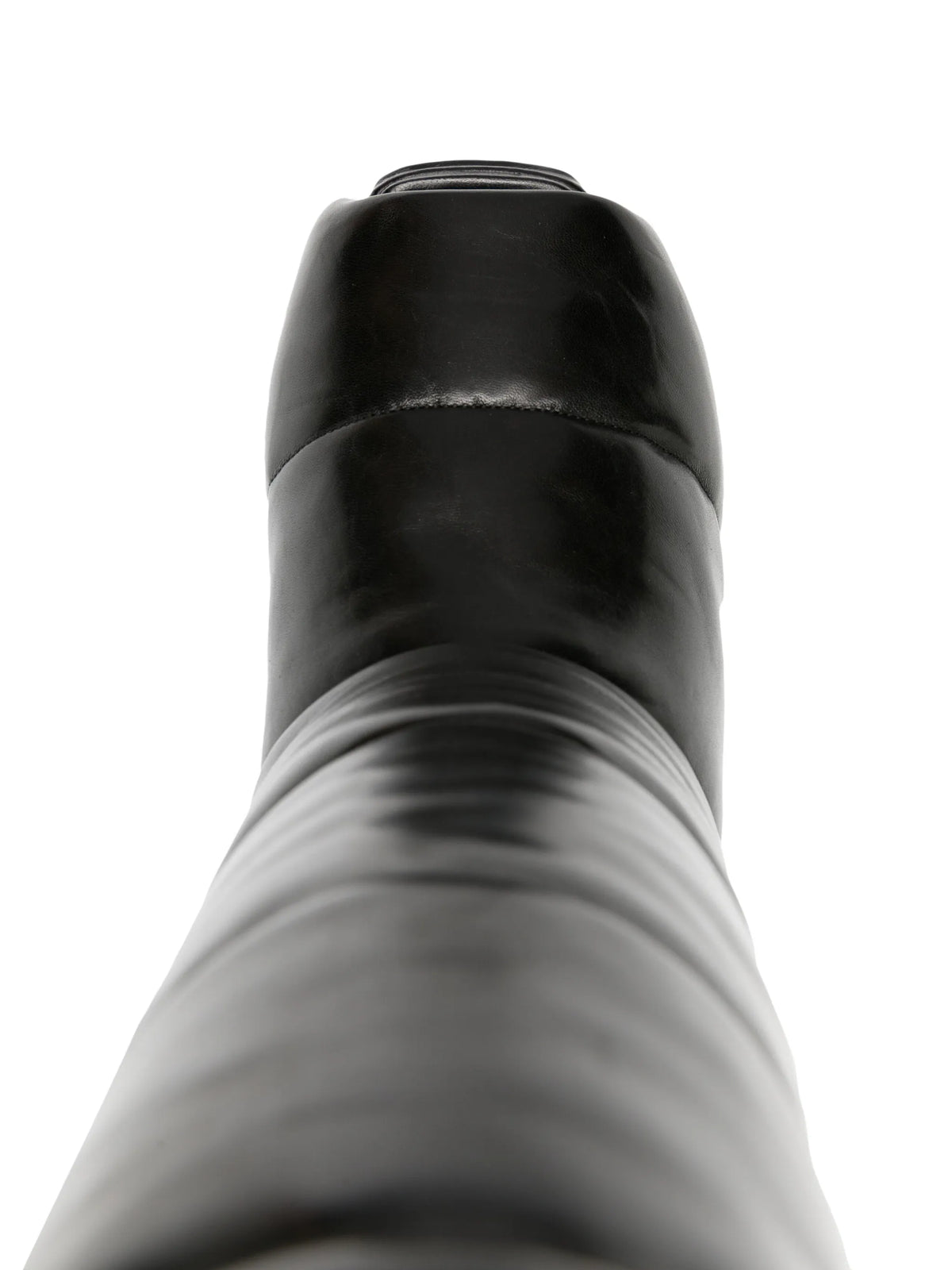 120mm padded-design leather boots