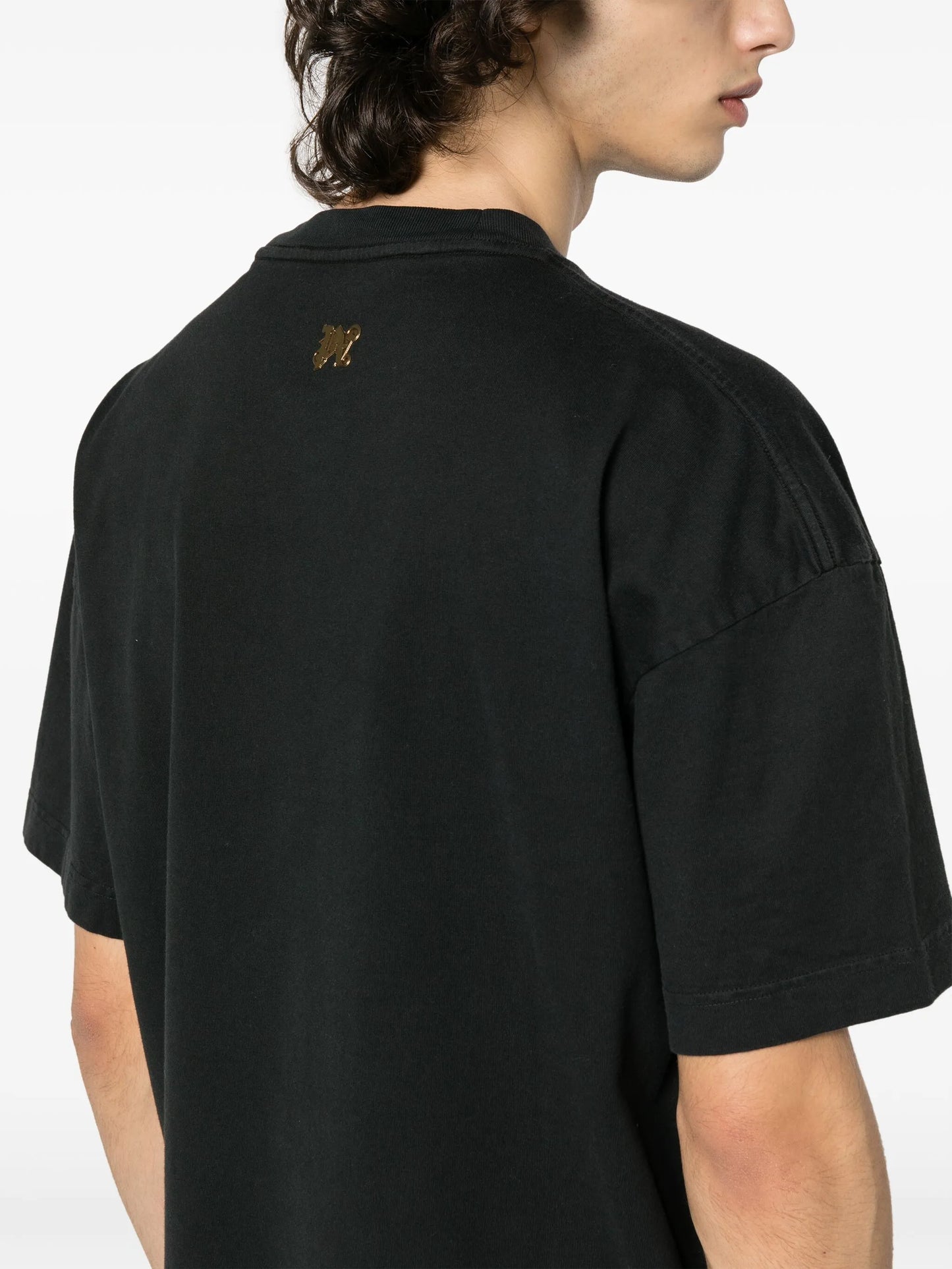 Burning monogram-print T-shirt