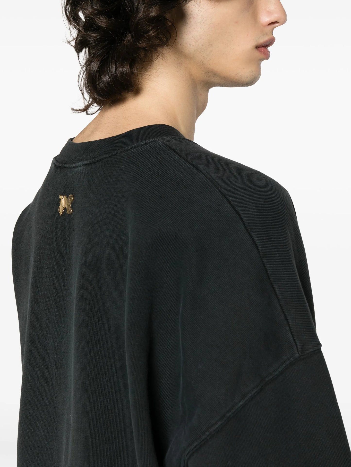Burning monogram-print sweatshirt
