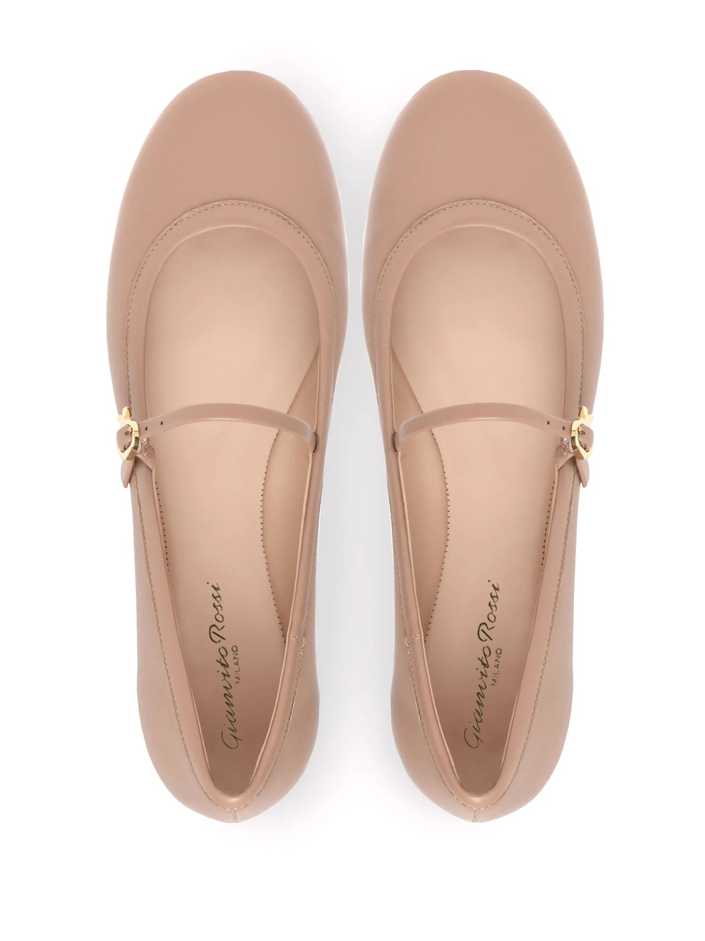 Carla leather ballerina shoes
