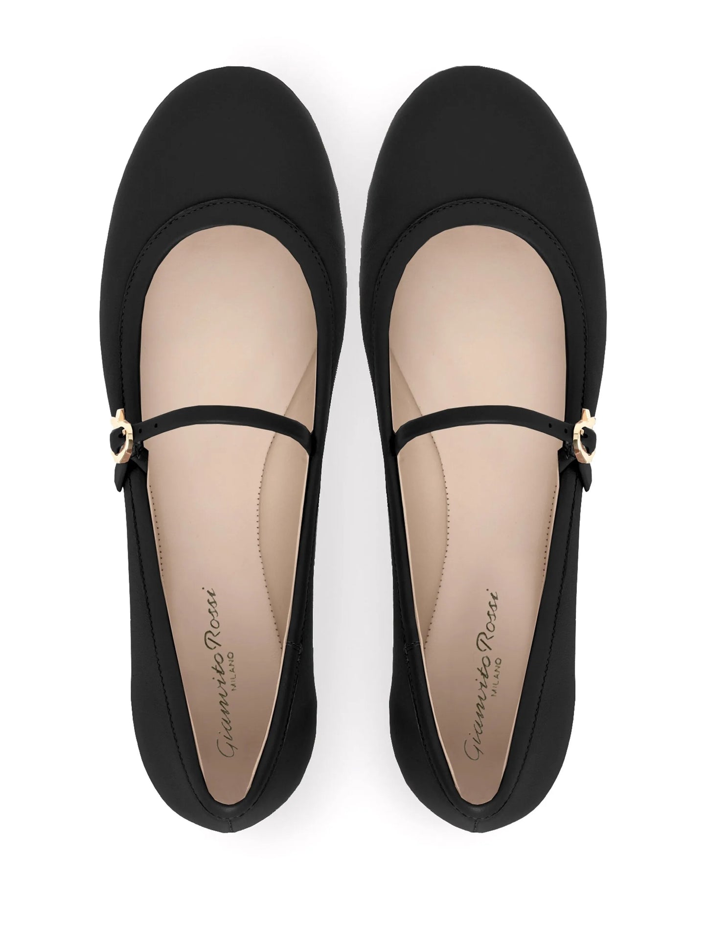 Carla leather ballerina shoes