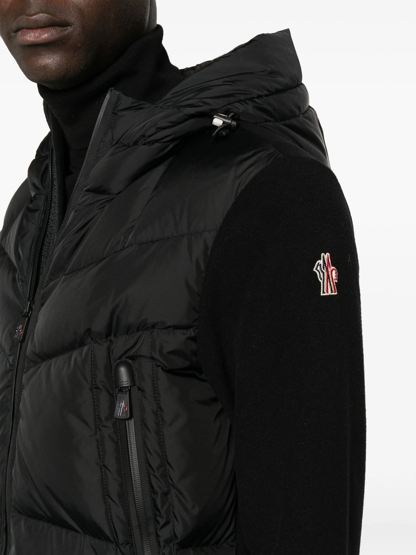 quilted hooded jacket