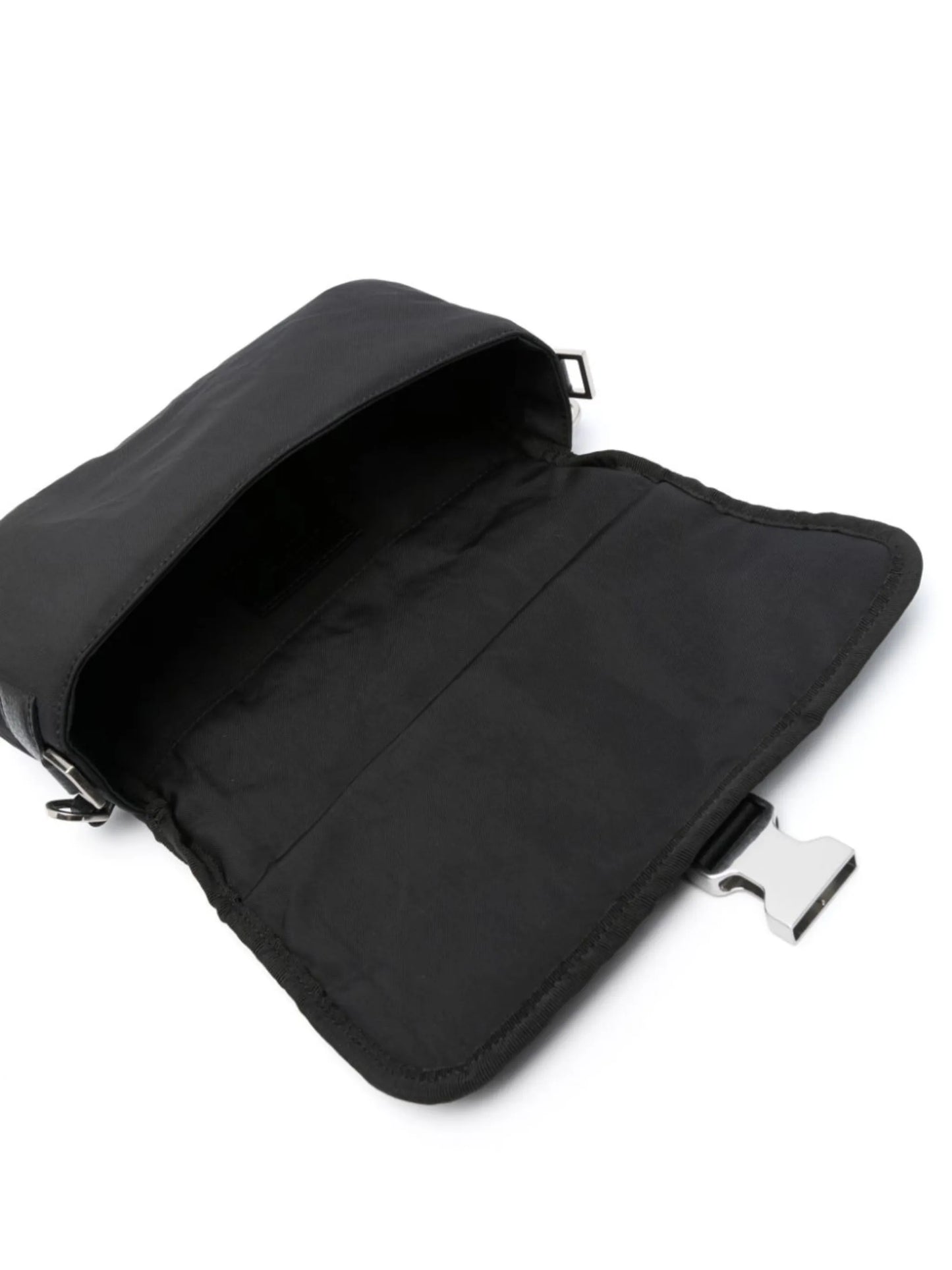 monogram-debossed shoulder bag