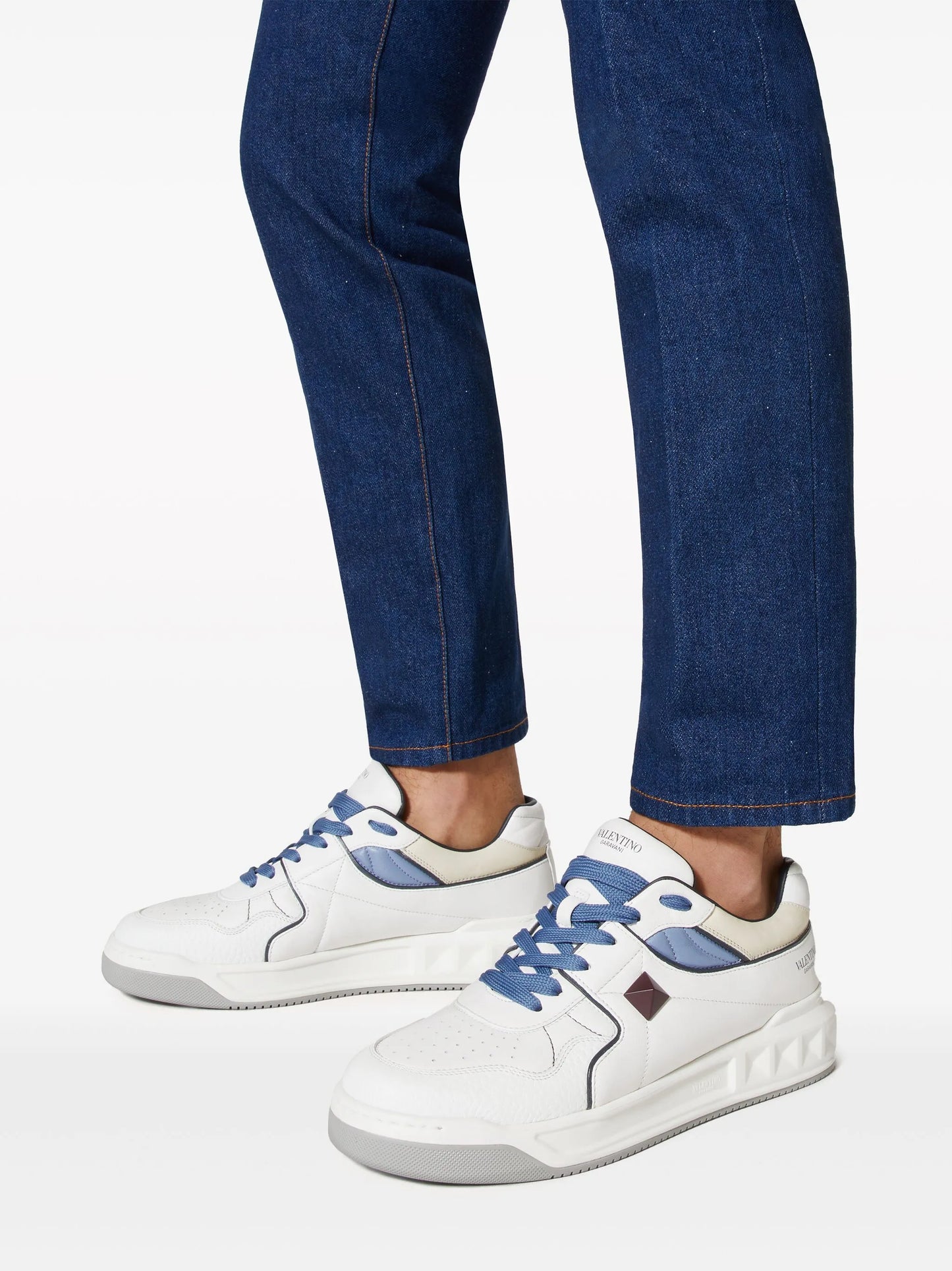 One Stud leather sneakers