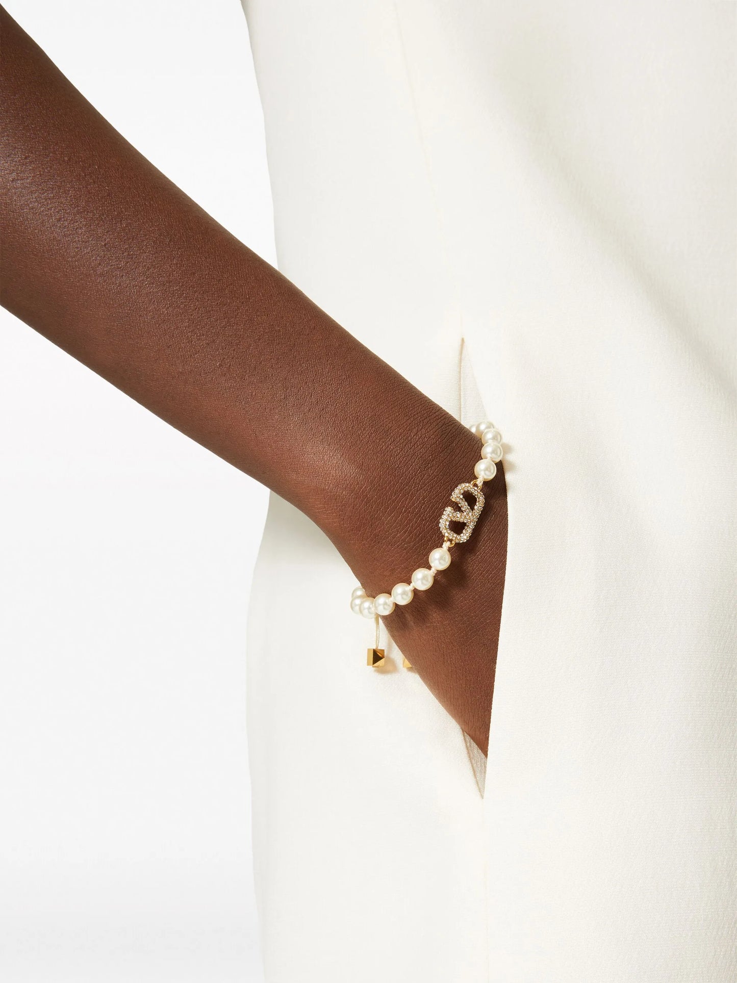 VLogo Signature faux-pearl bracelet