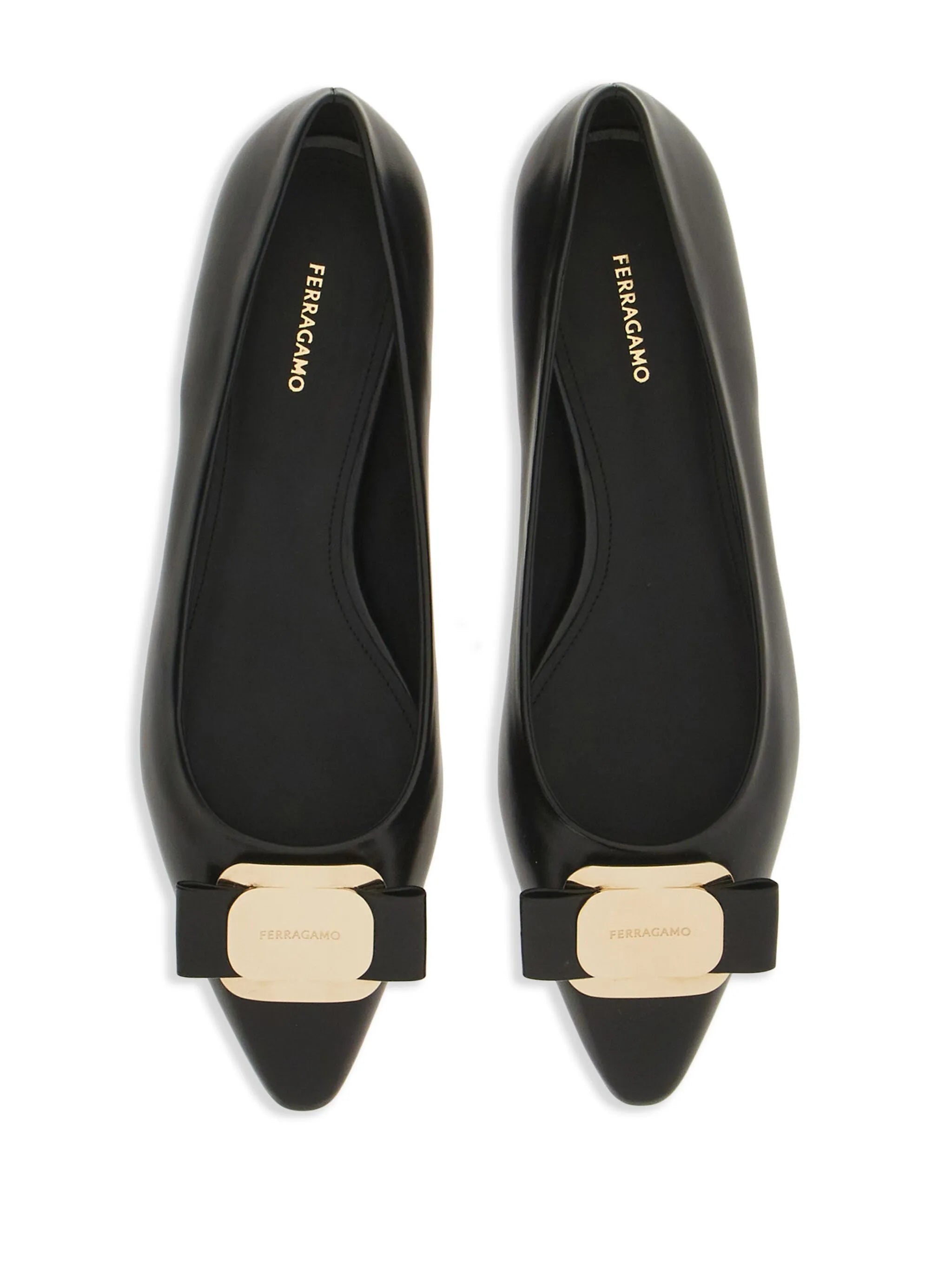 New Vara-bow lambskin ballerina shoes