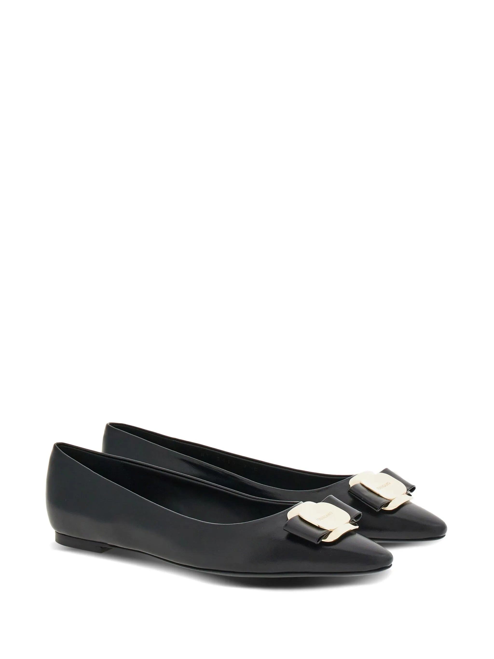 New Vara-bow lambskin ballerina shoes
