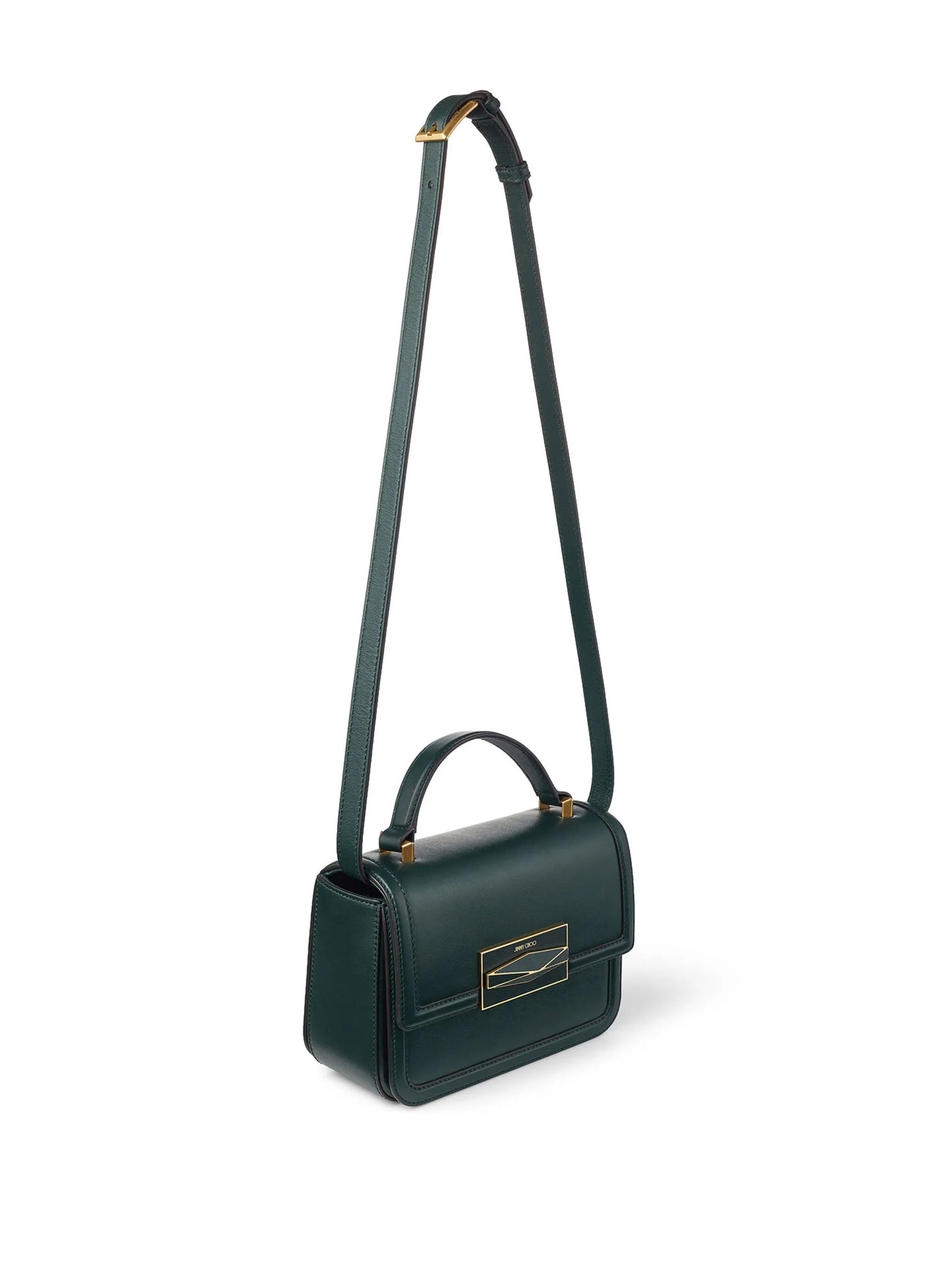 Diamond leather top-handle bag