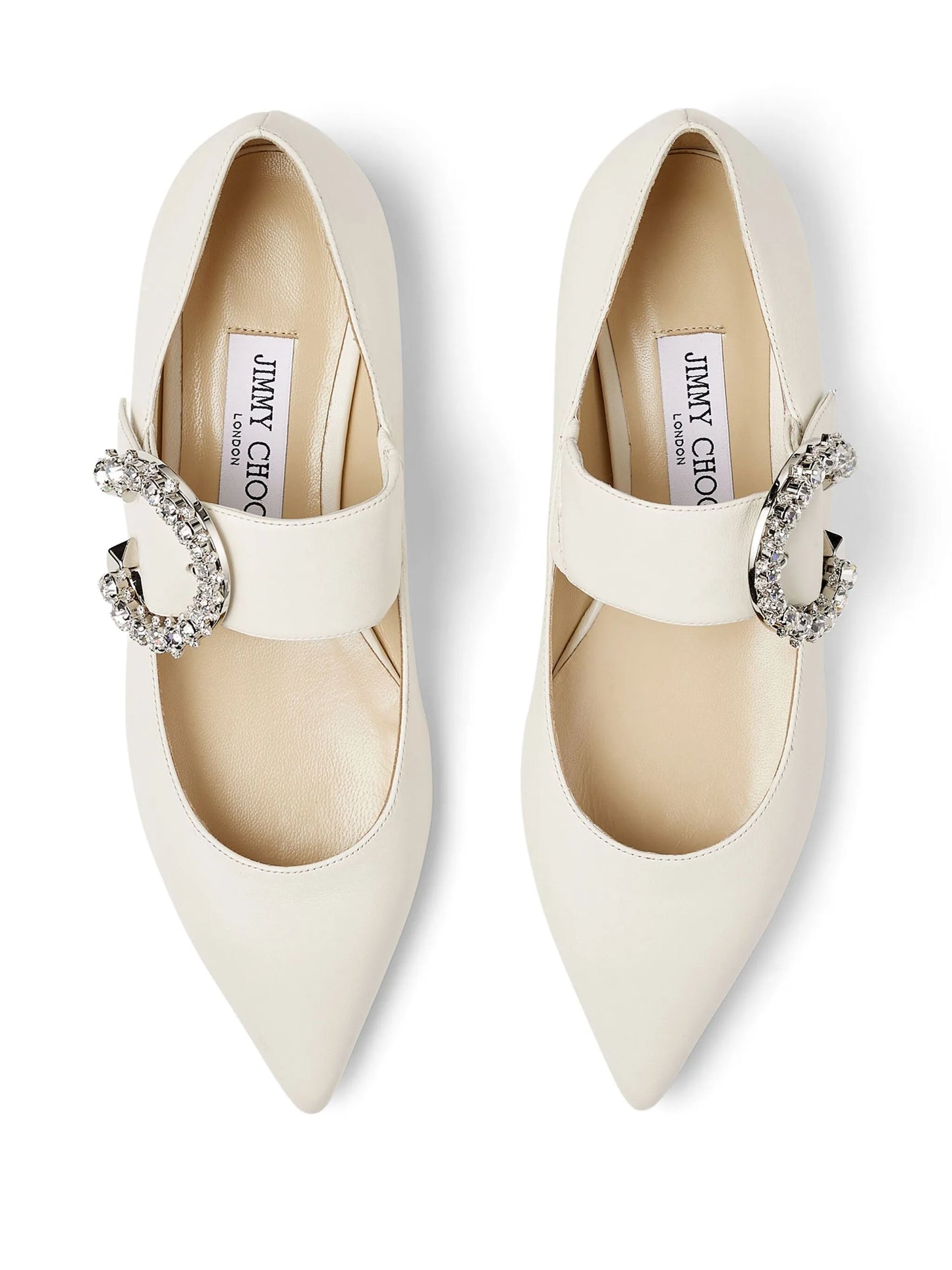 Melva crystal-embellished ballerinas