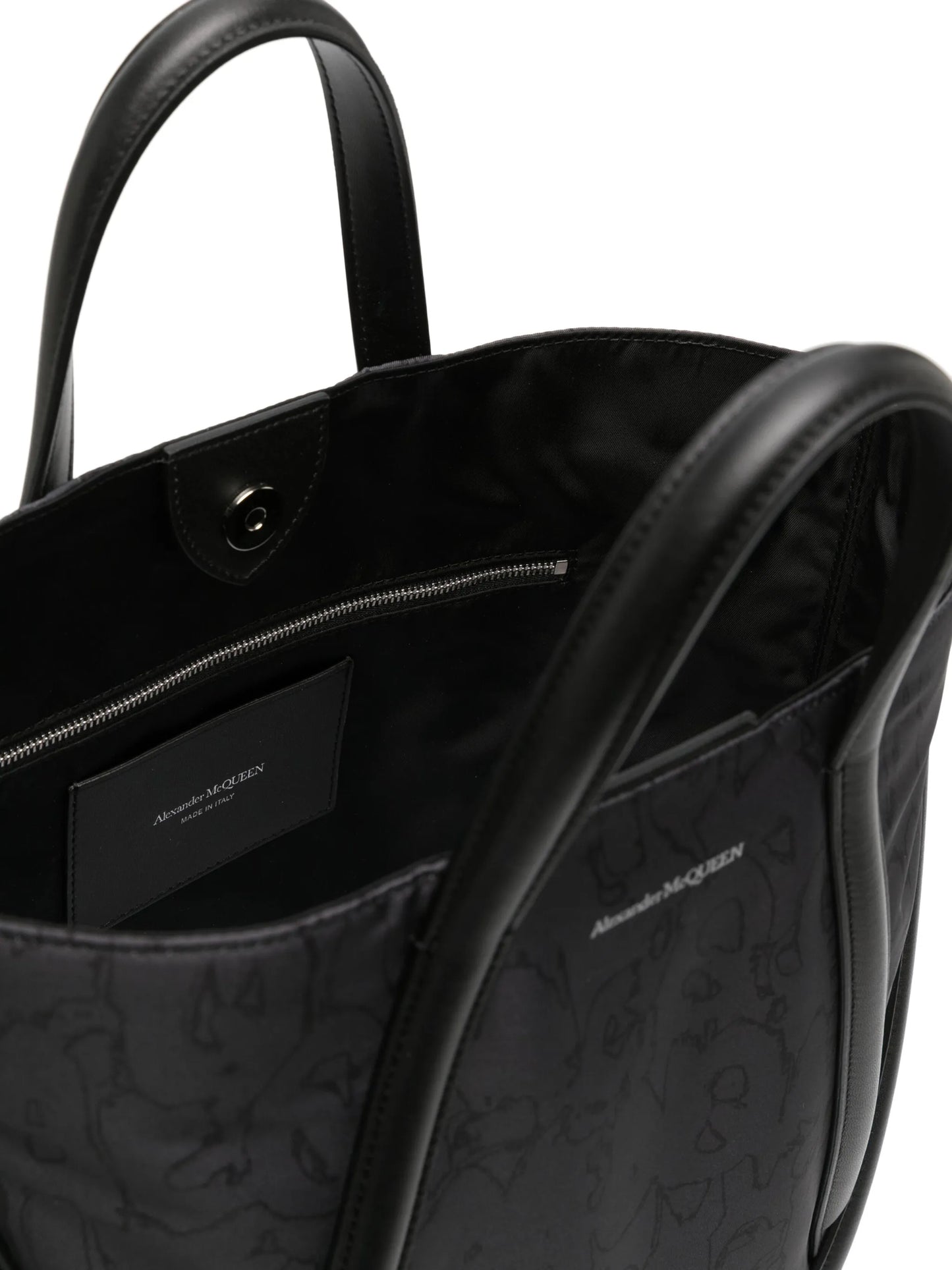Harness Graffiti-print tote bag