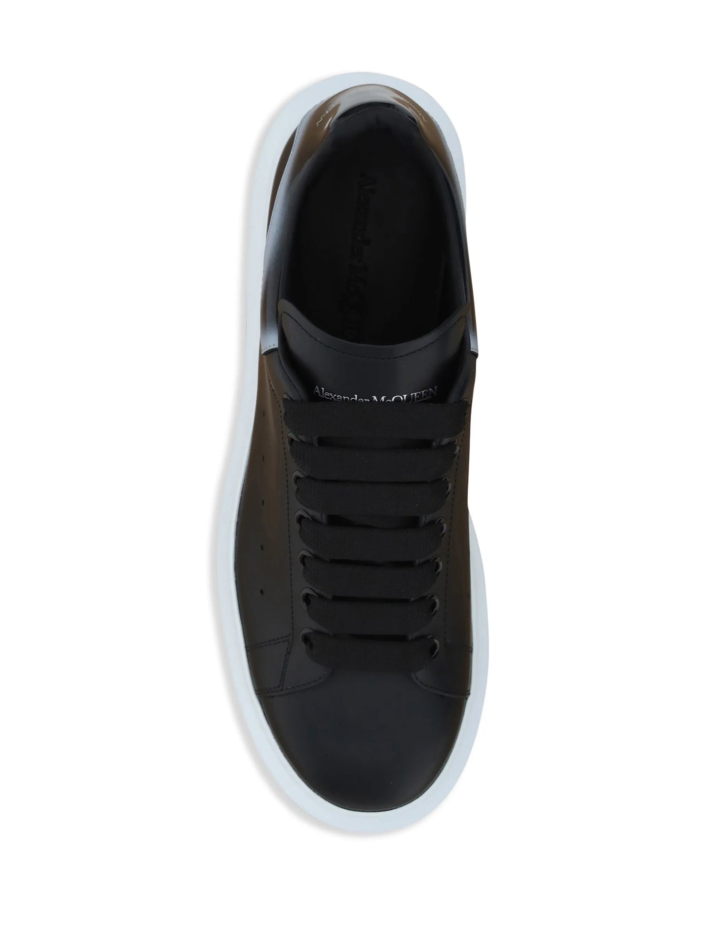 Oversized leather sneakers