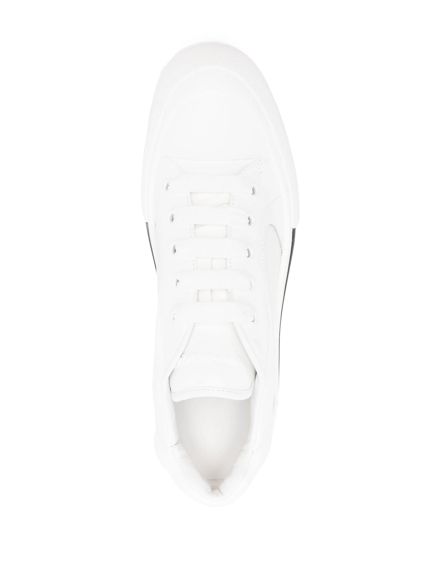 Skate Deck Plimsoll leather sneakers