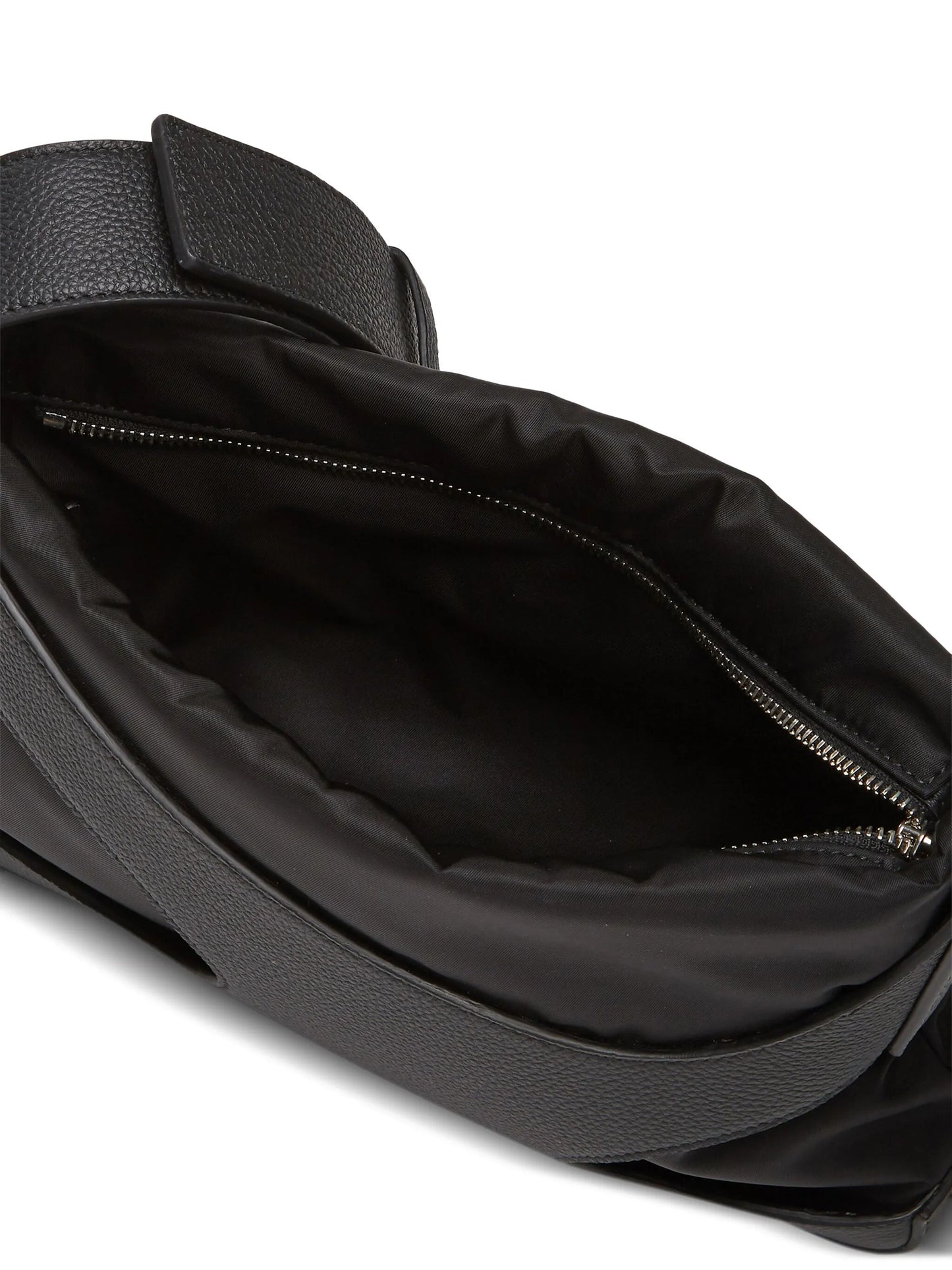 cut out-detail leather crossbody bag