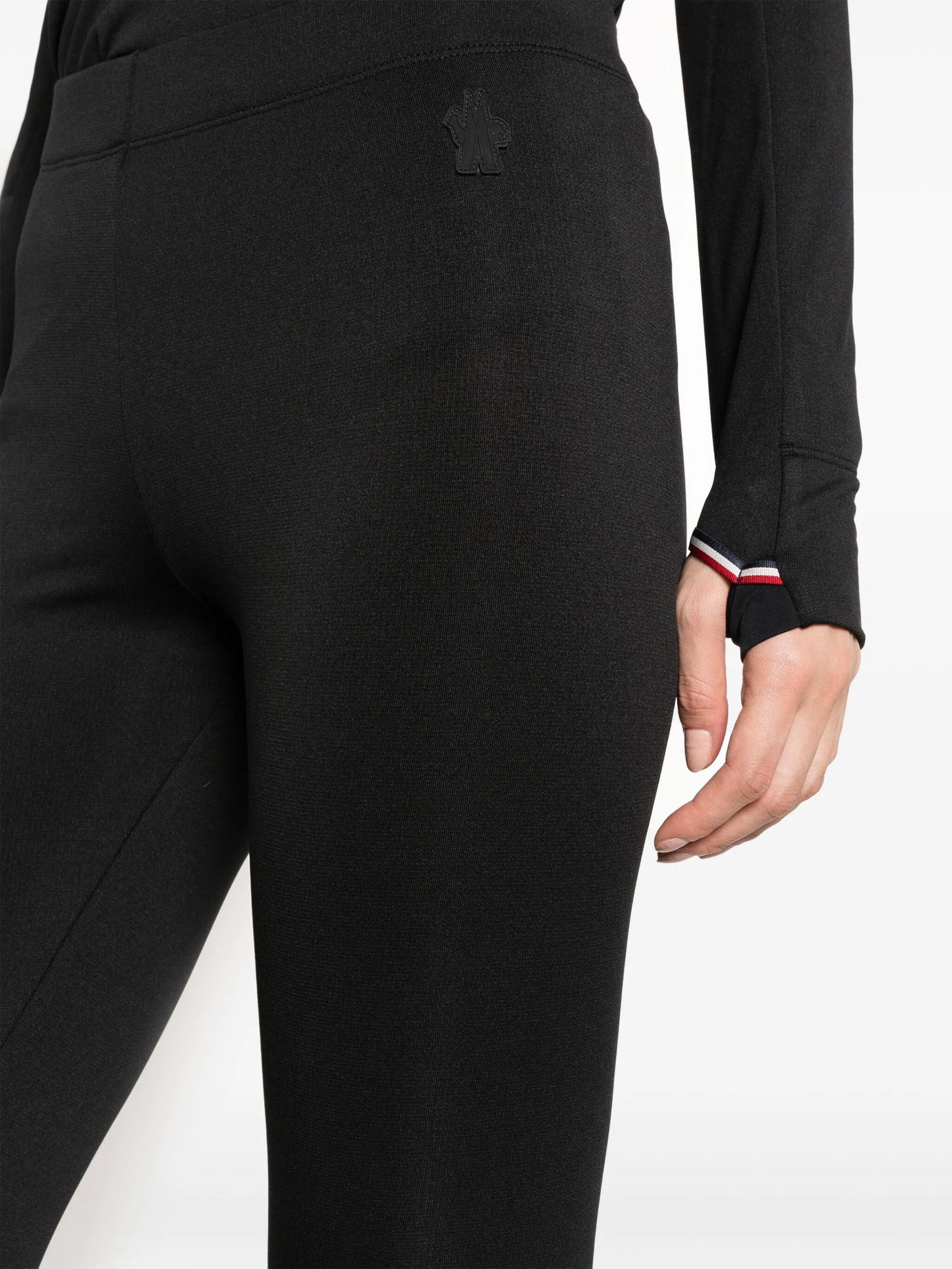 high-waisted stretch-jersey leggings