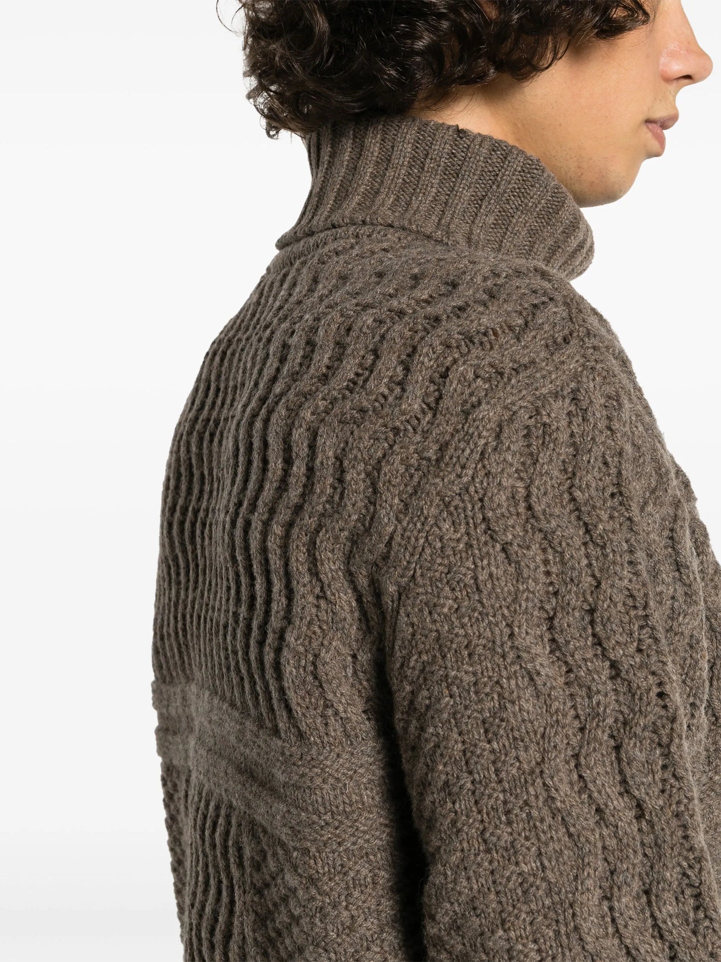 Bylur cable-knit jumper