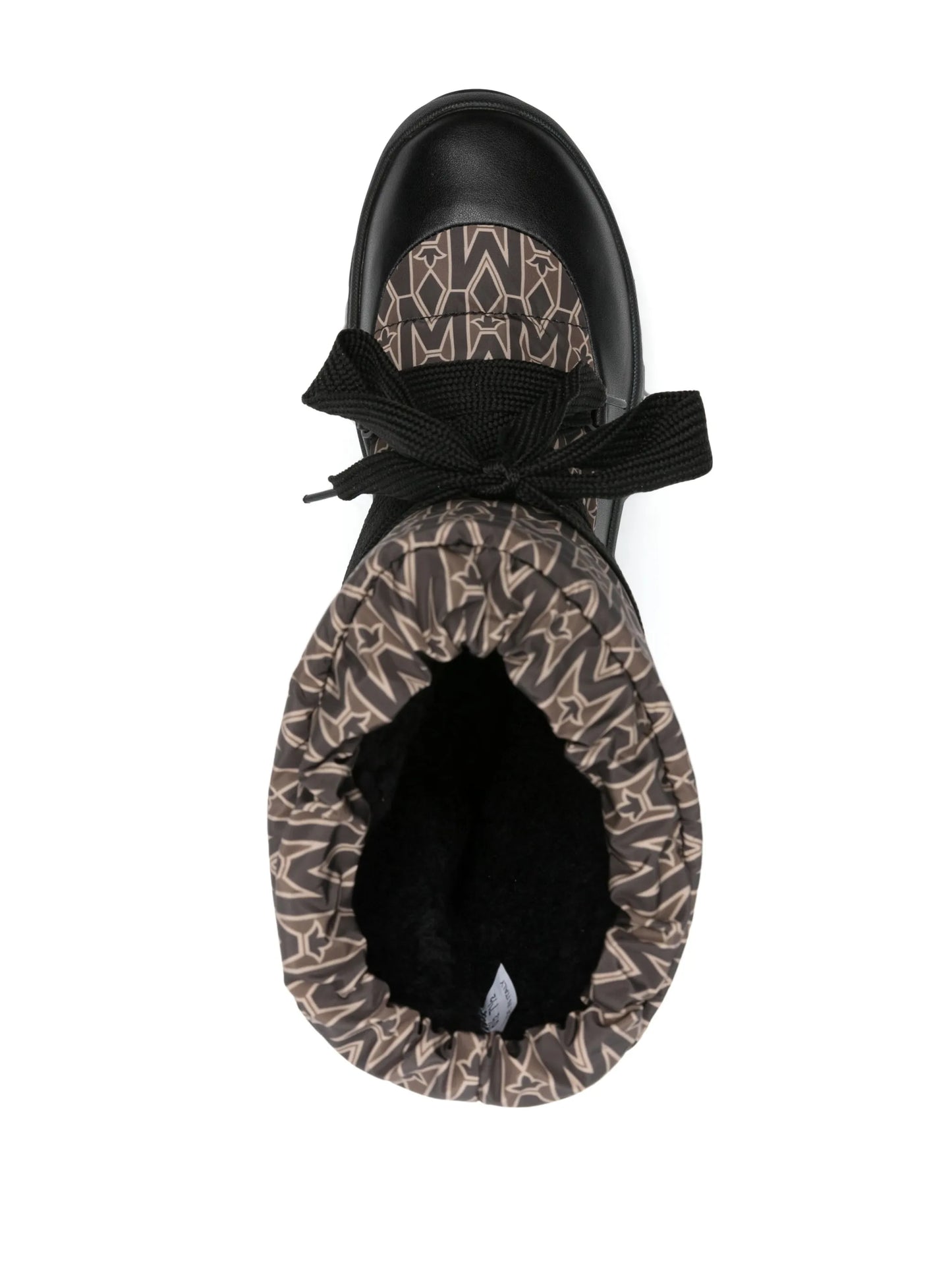 Conquer monogram-print snow boots
